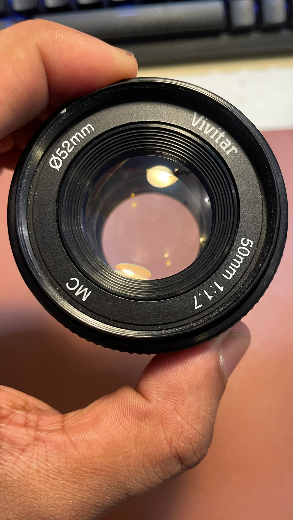Vivitar 50/f1.7 MC Pentax K mount