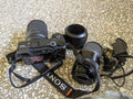 Sony alpha 6600 includes two sony lens E 3.5-5.6/18-135OSS & 1.8/50 sony lens