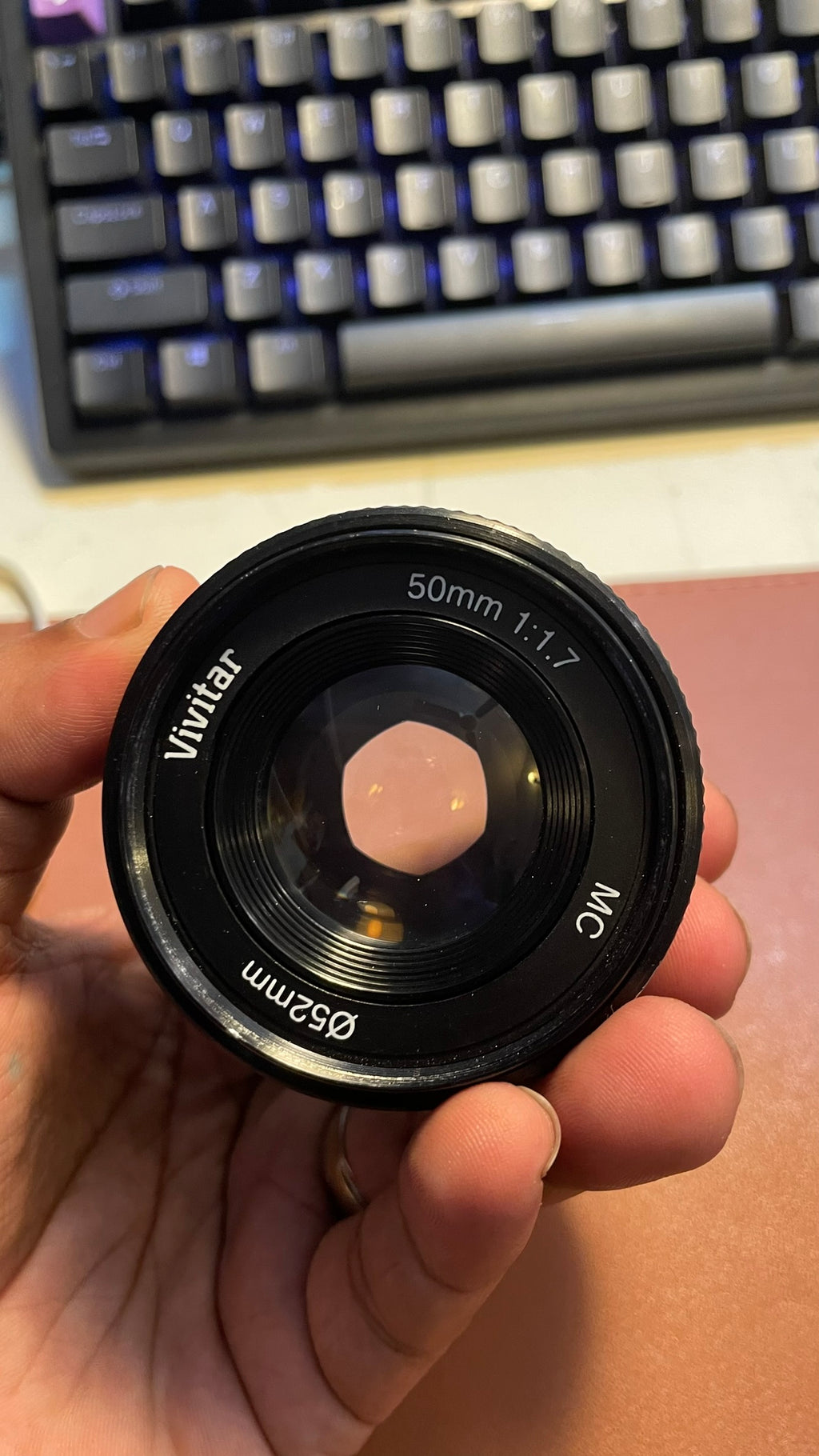 Vivitar 50/f1.7 MC Pentax K mount
