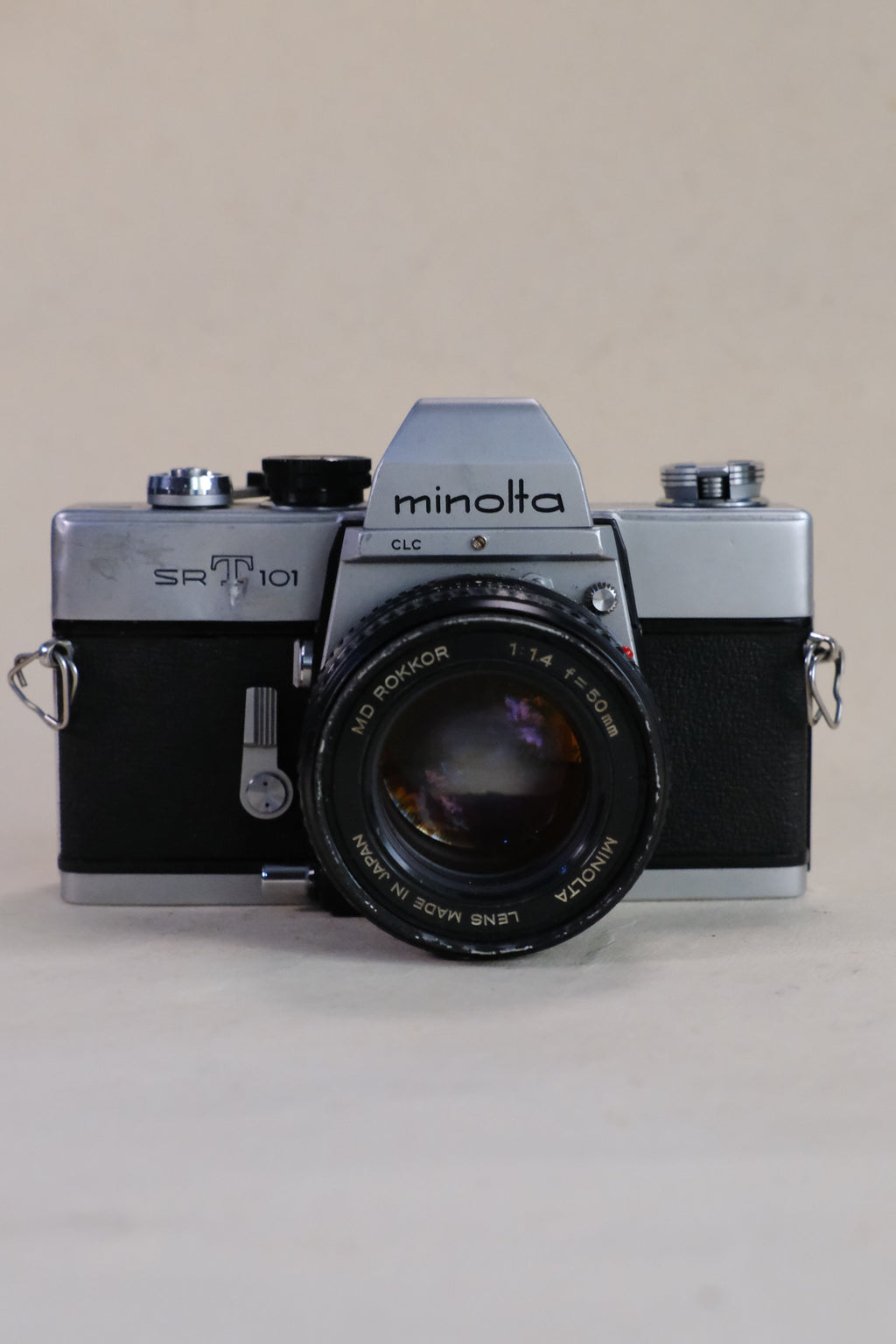 Minolta SRT101 + Rokkor 50mm f/1.4