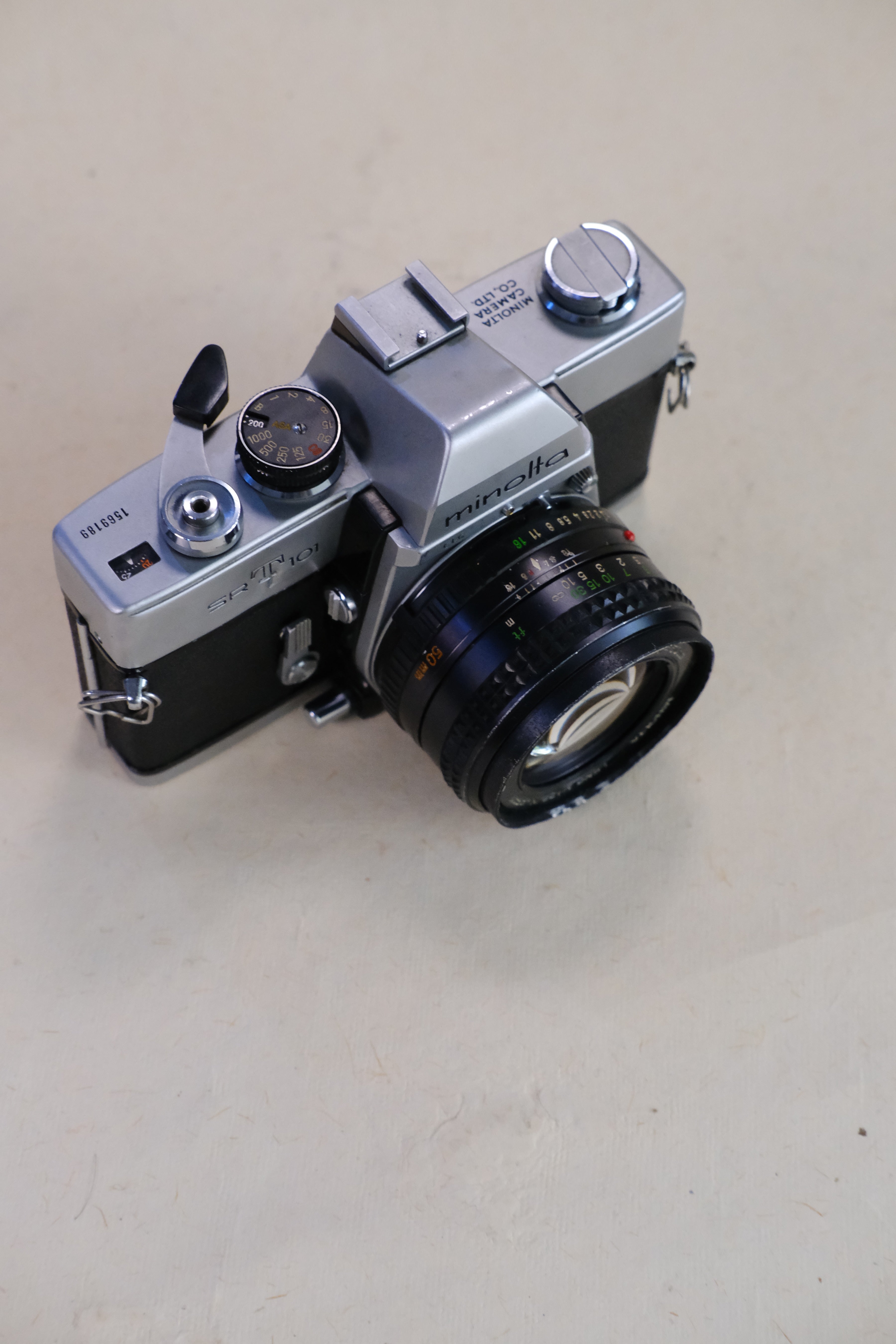 Minolta SRT101 + Rokkor 50mm f/1.4