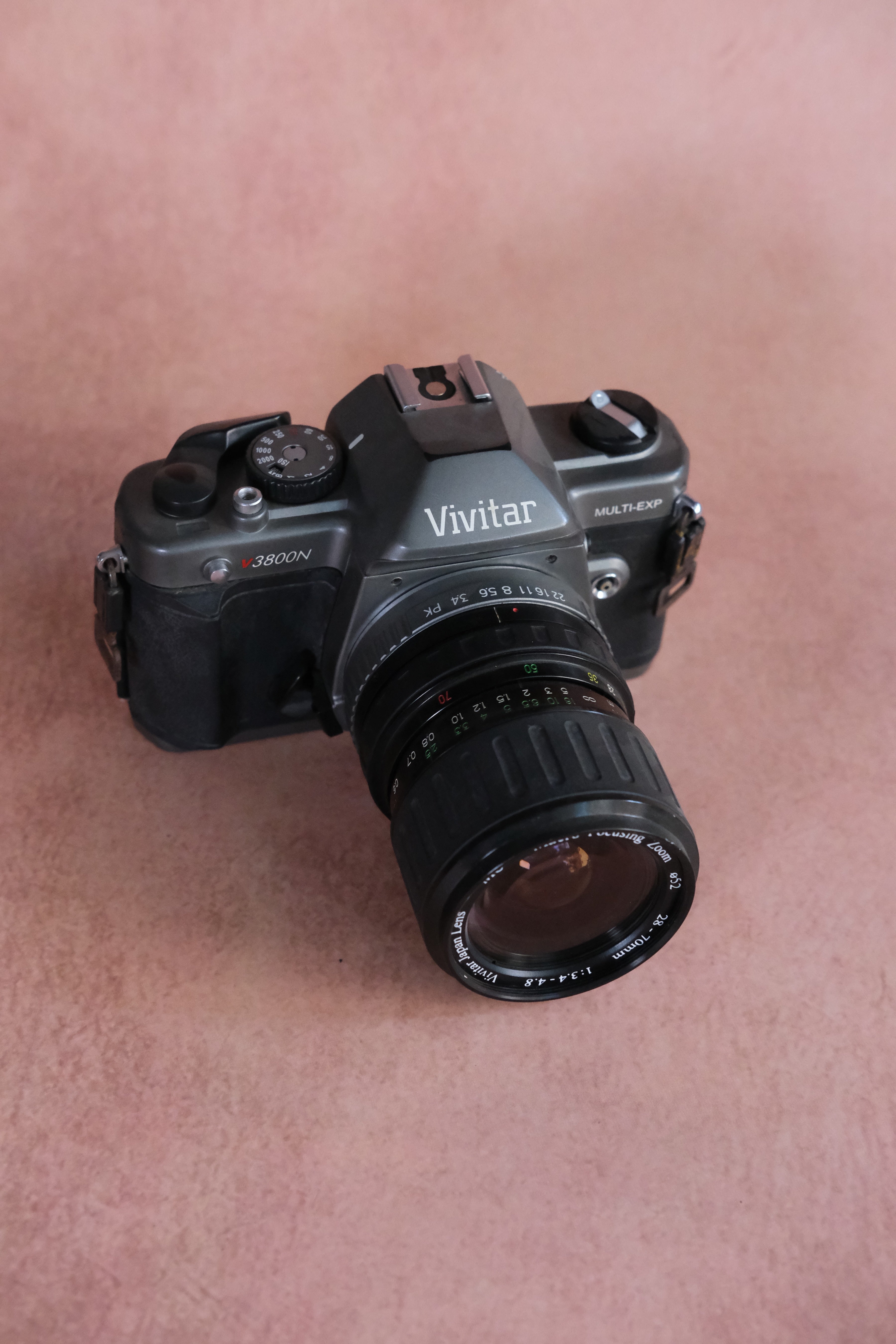 Vivitar V3800N + Vivitar 28-80mm MC Macro Zoom (Pentax K Mount)