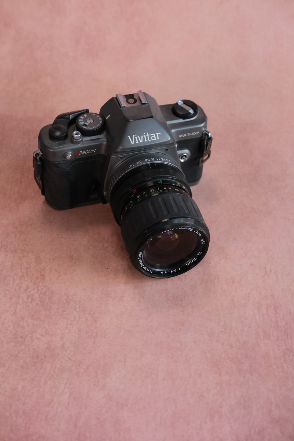 Vivitar V3800N + Vivitar 28-80mm MC Macro Zoom (Pentax K Mount)