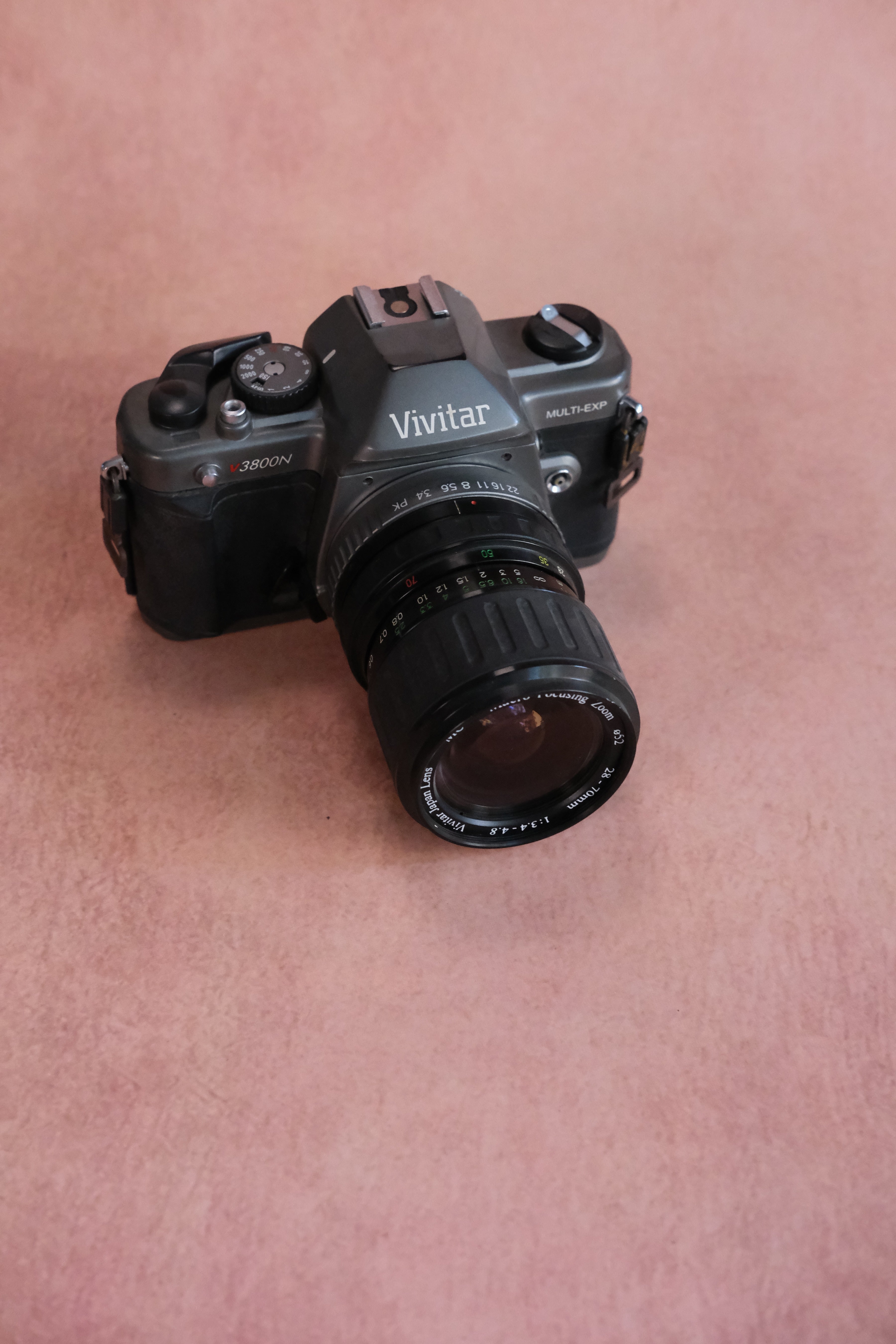 Vivitar V3800N + Vivitar 28-80mm MC Macro Zoom (Pentax K Mount)