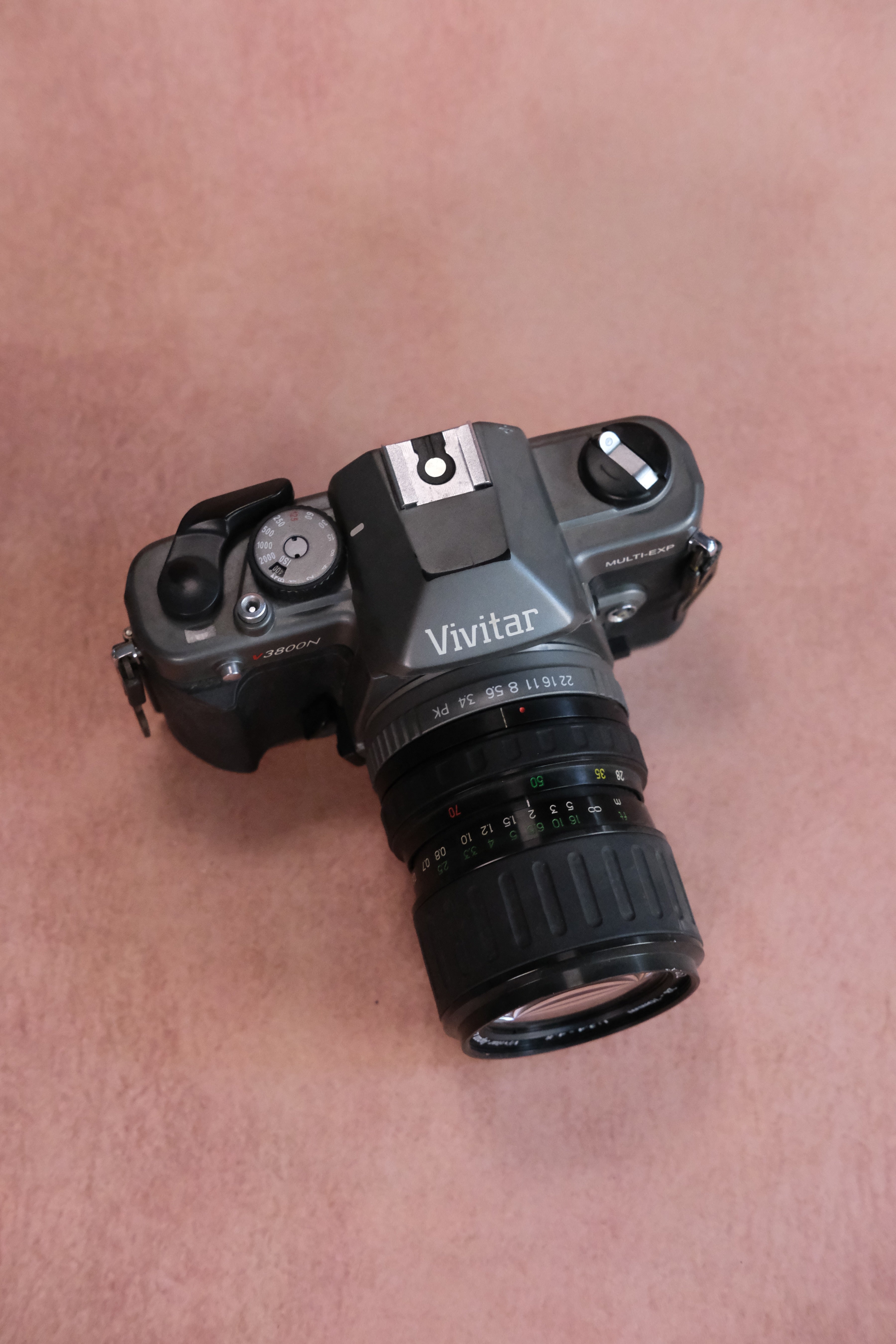 Vivitar V3800N + Vivitar 28-80mm MC Macro Zoom (Pentax K Mount)