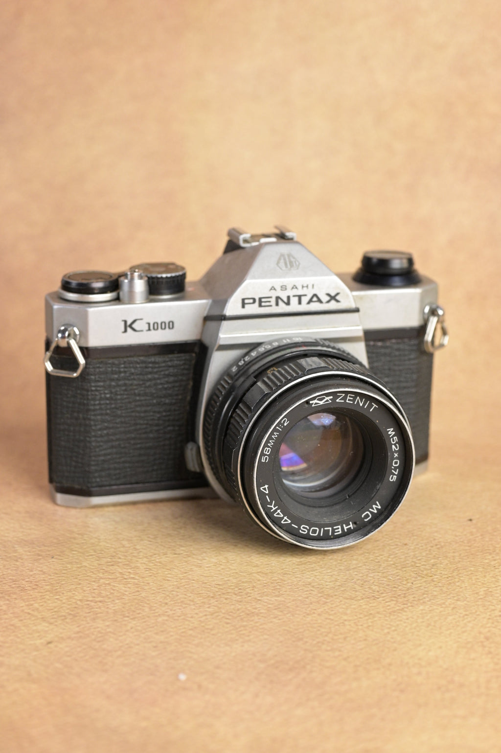 Pentax K1000 + Zenit MC Helios 44K-4 58mm F2
