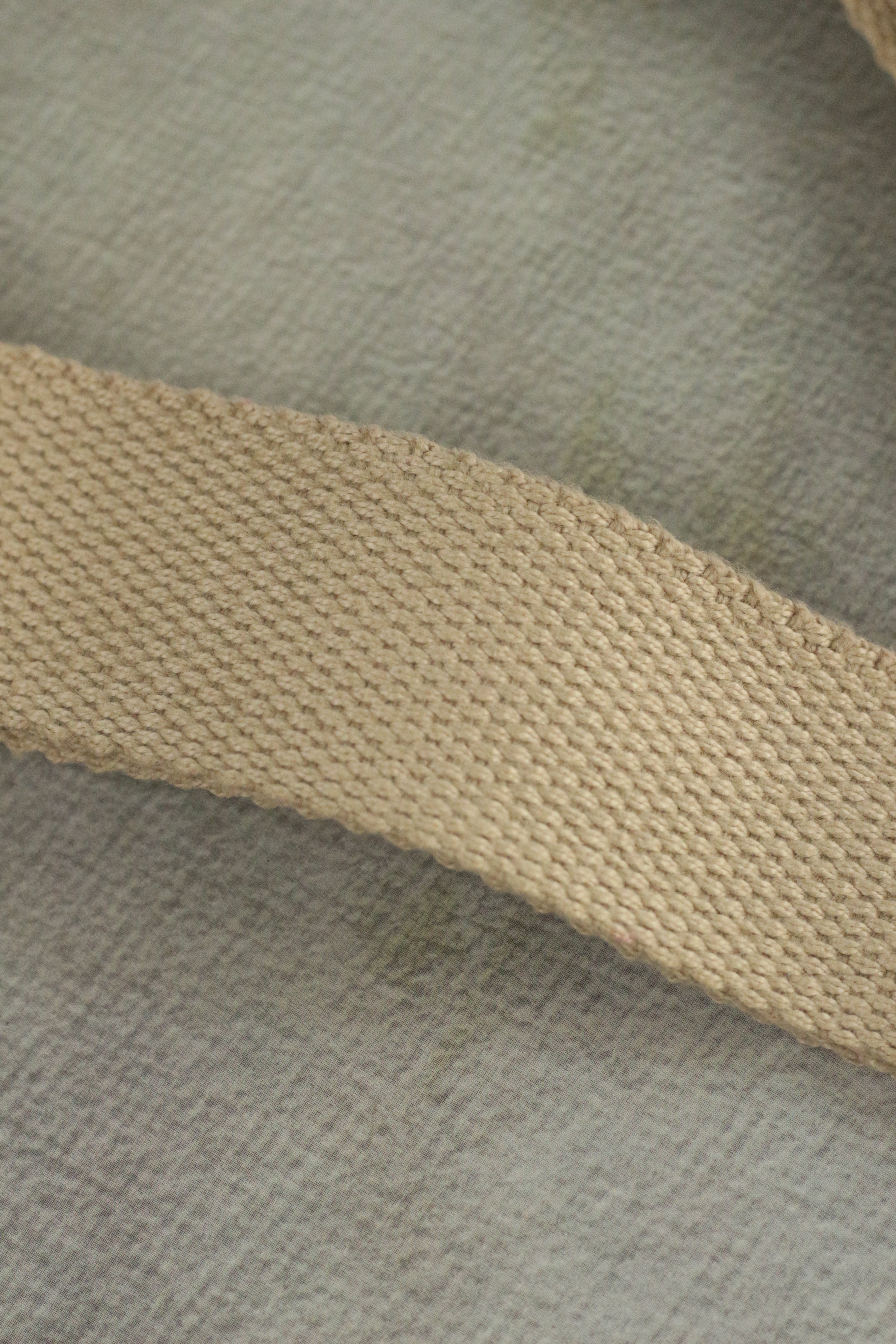 Beige Camera Strap with Quick-Release Clips