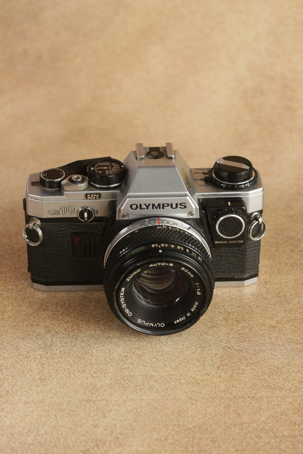 Olympus OM10 + Zuiko Auto-S 50mm F1.8 + Manual Adapter