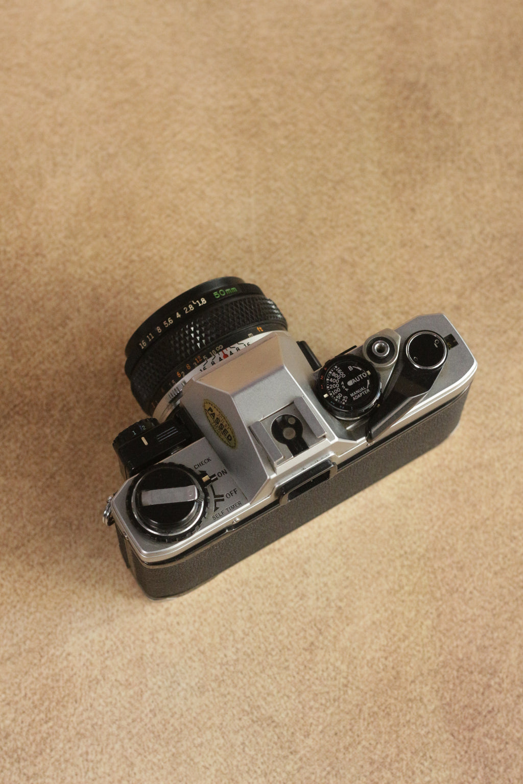 Olympus OM10 + Zuiko Auto-S 50mm F1.8 + Manual Adapter