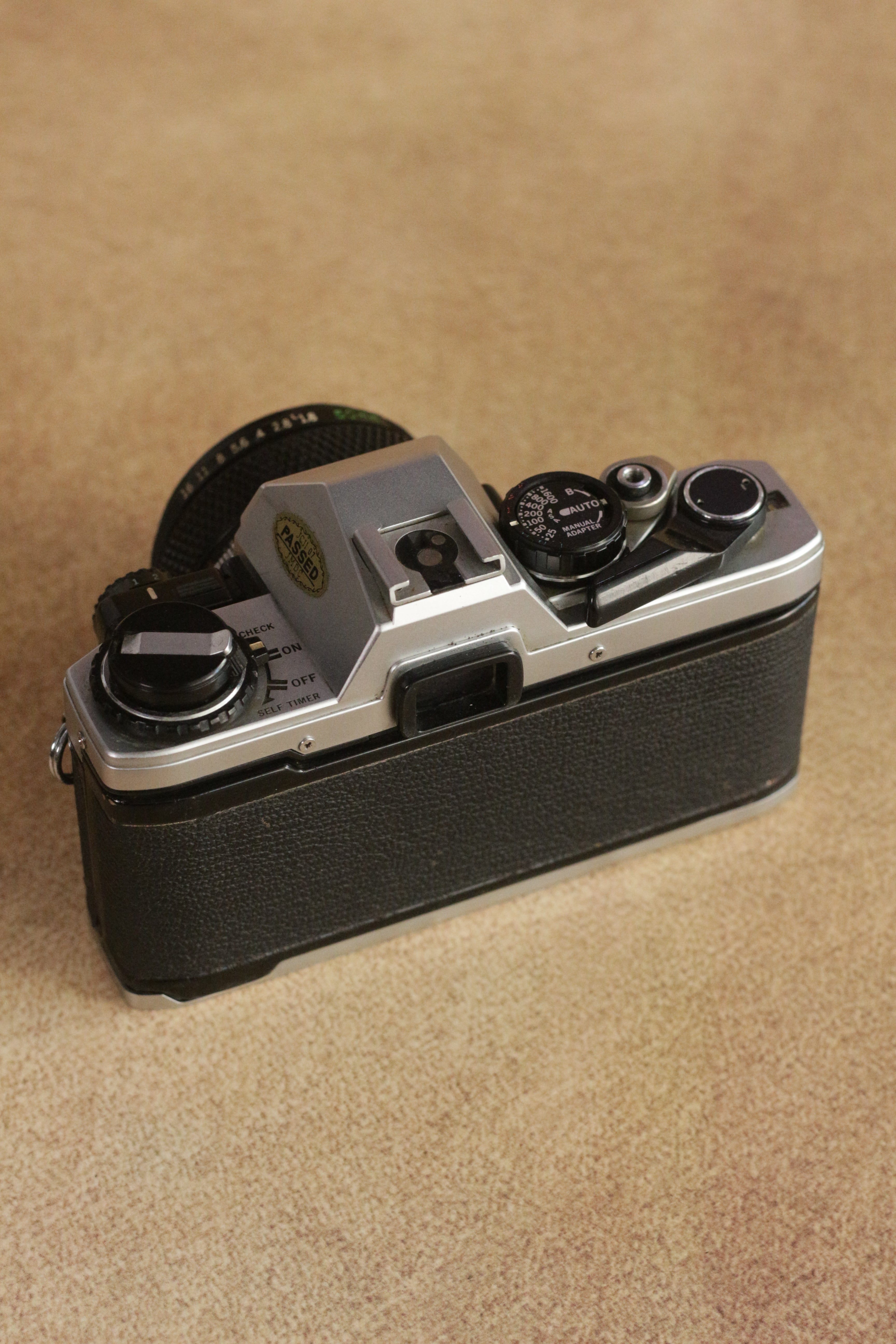 Olympus OM10 + Zuiko Auto-S 50mm F1.8 + Manual Adapter