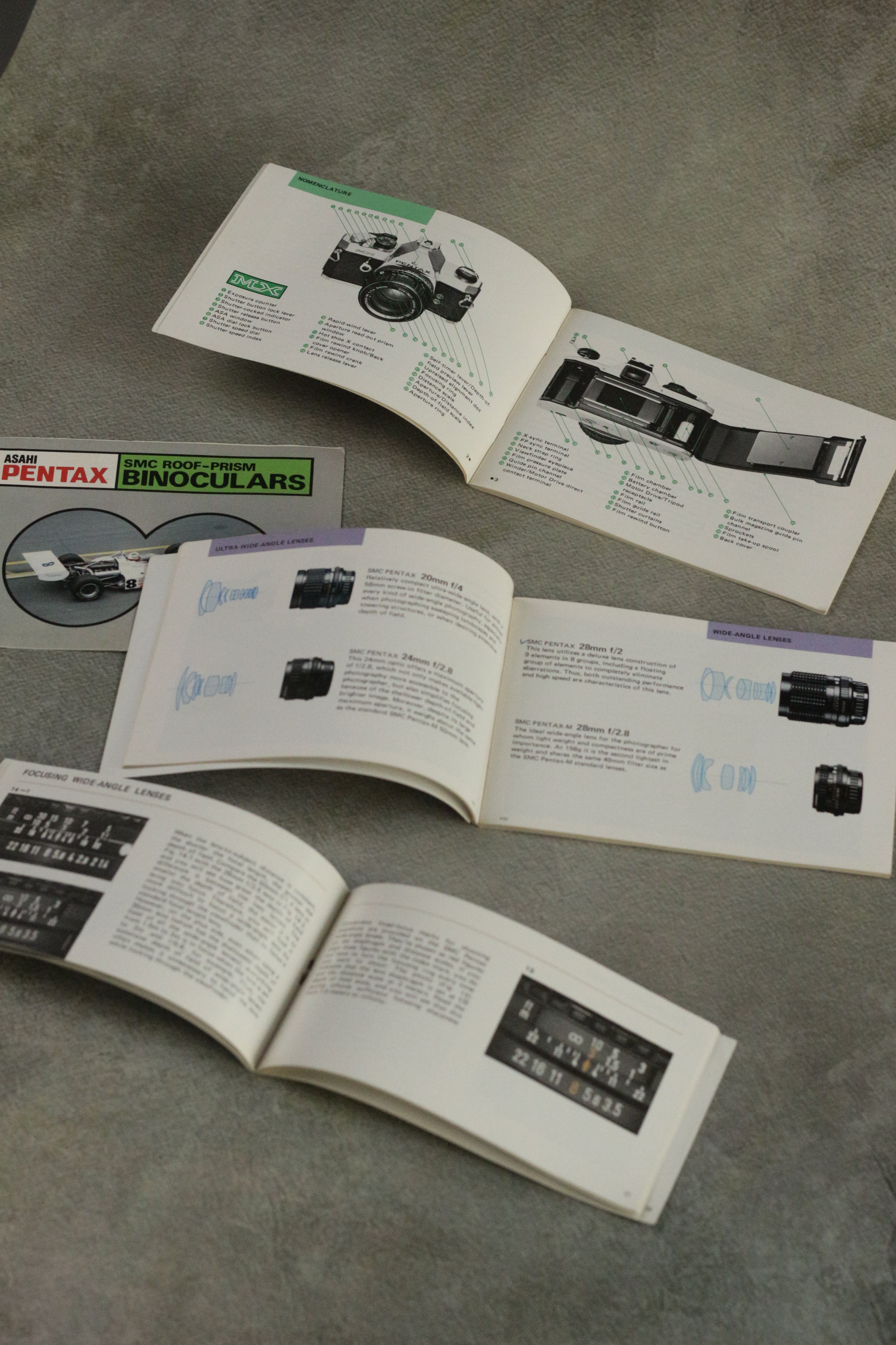 Pentax Manuals & Literature (Set of 4)