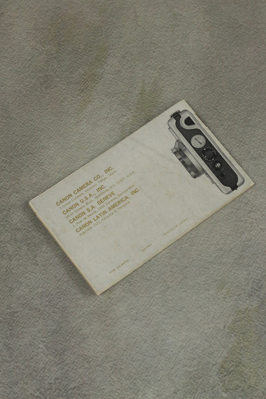 Canon Demi EE17 Instruction Manual