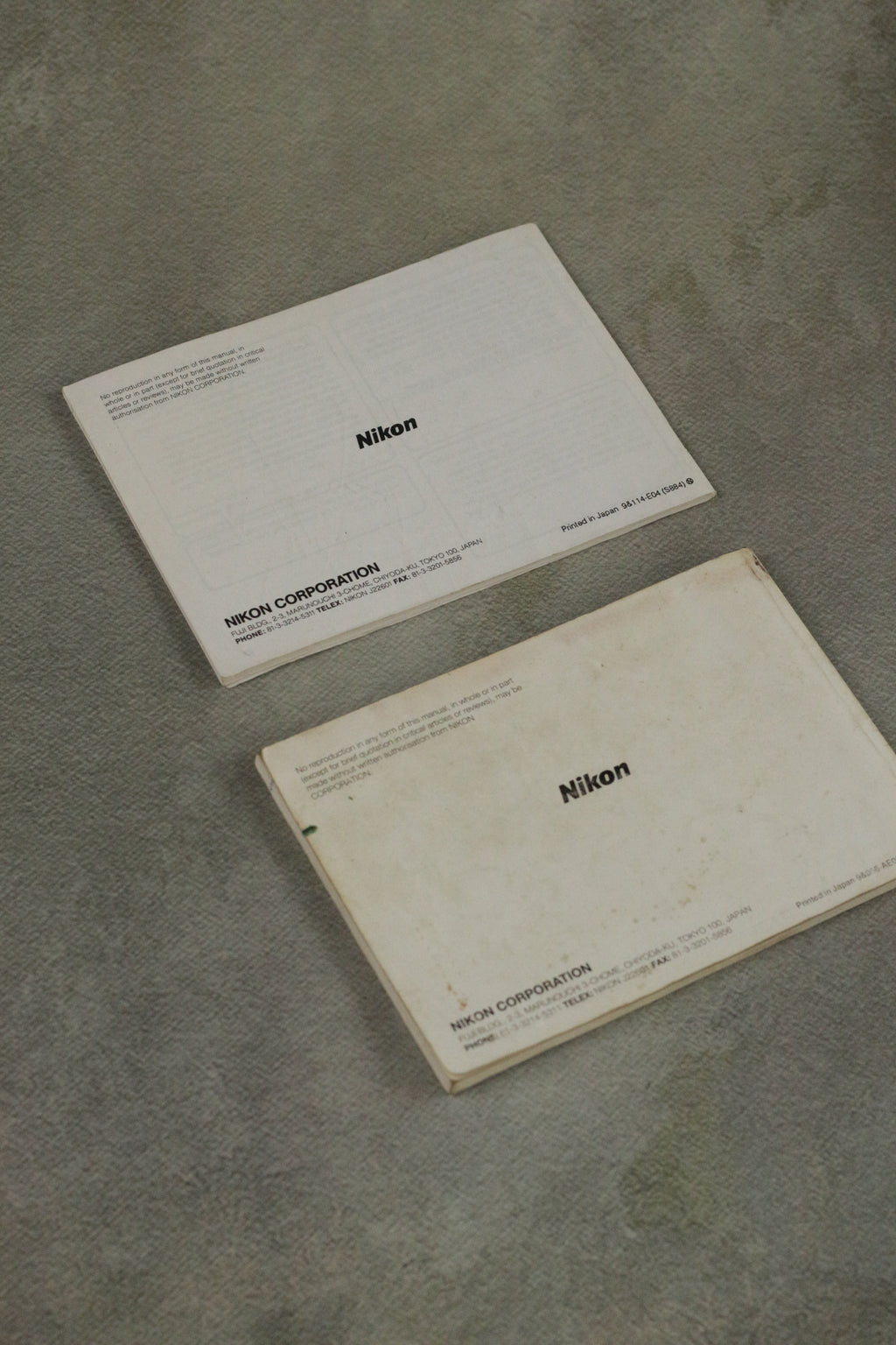 Nikon F-801S & F90X User Manuals