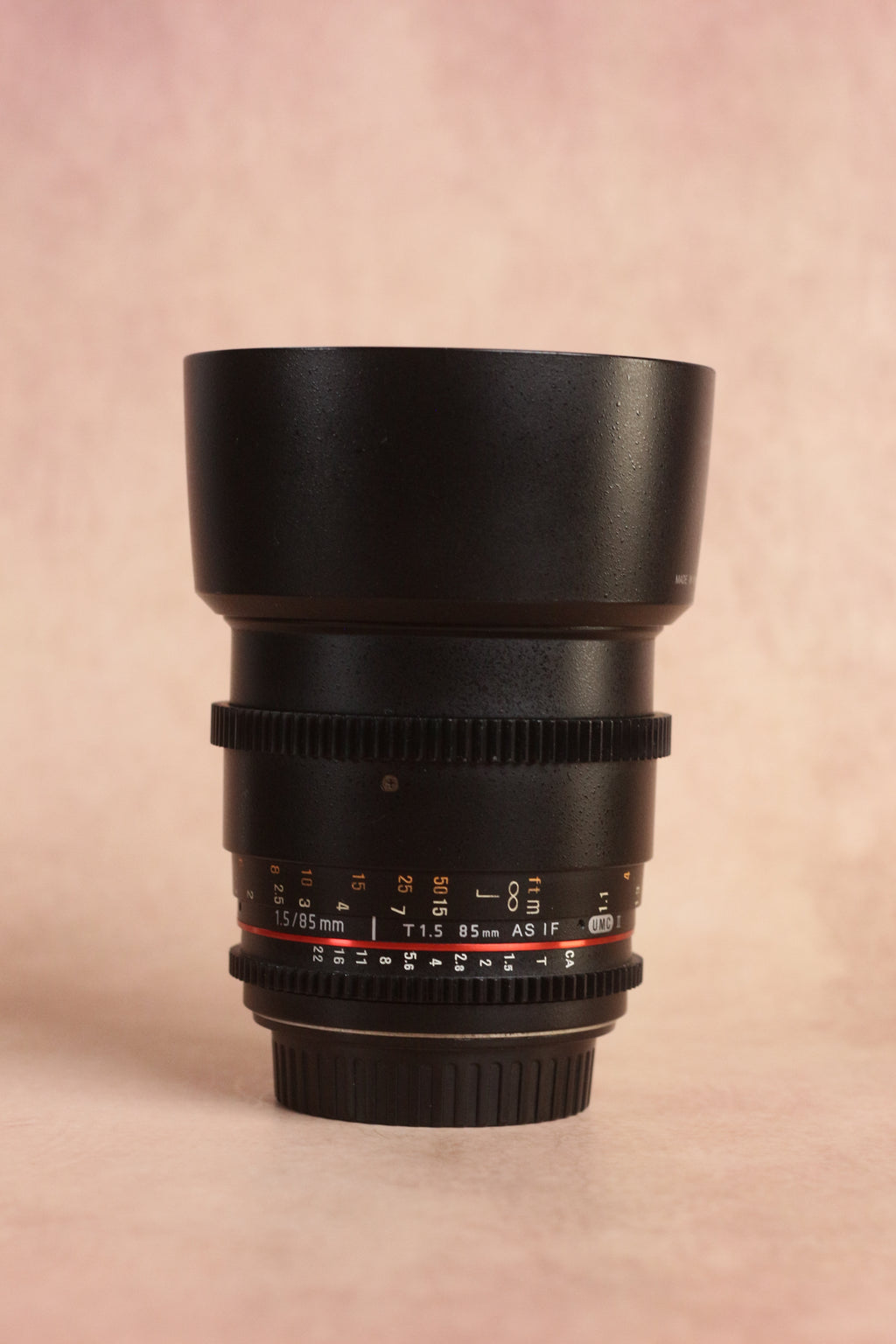 Rokinon 85mm T1.5 AS IF UMC II Cine - Canon EF