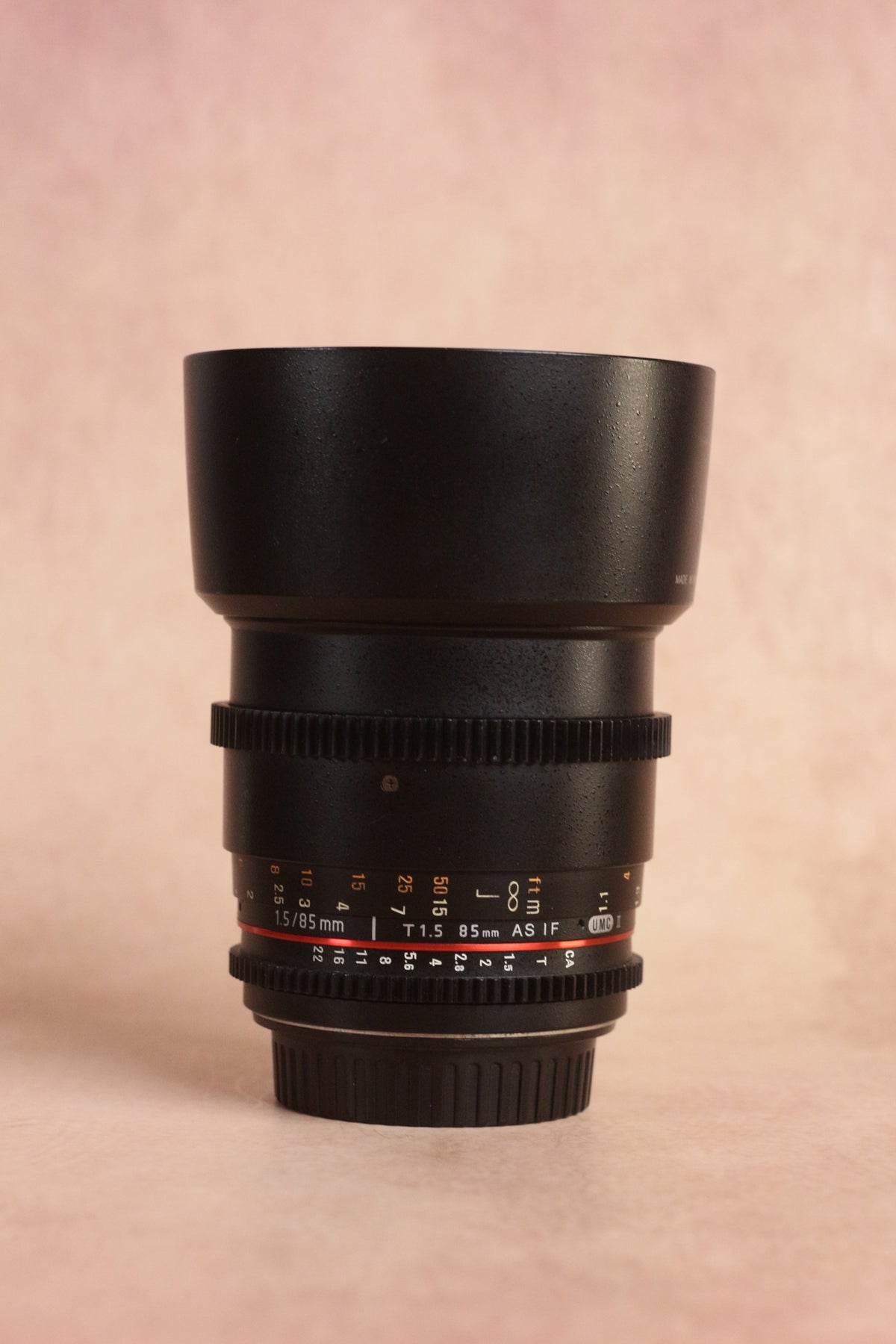 Rokinon 85mm T1.5 AS IF UMC II Cine - Canon EF