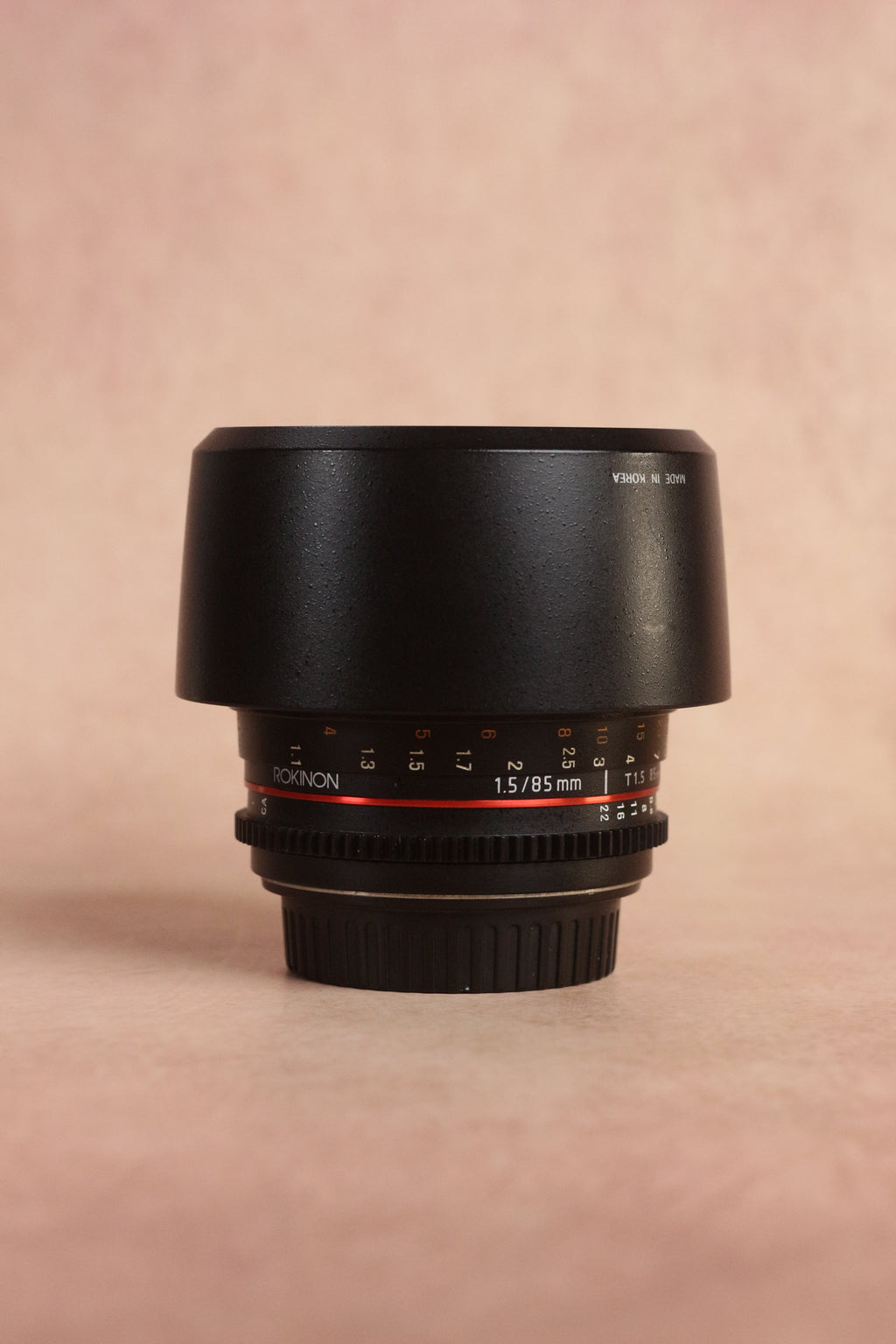 Rokinon 85mm T1.5 AS IF UMC II Cine - Canon EF