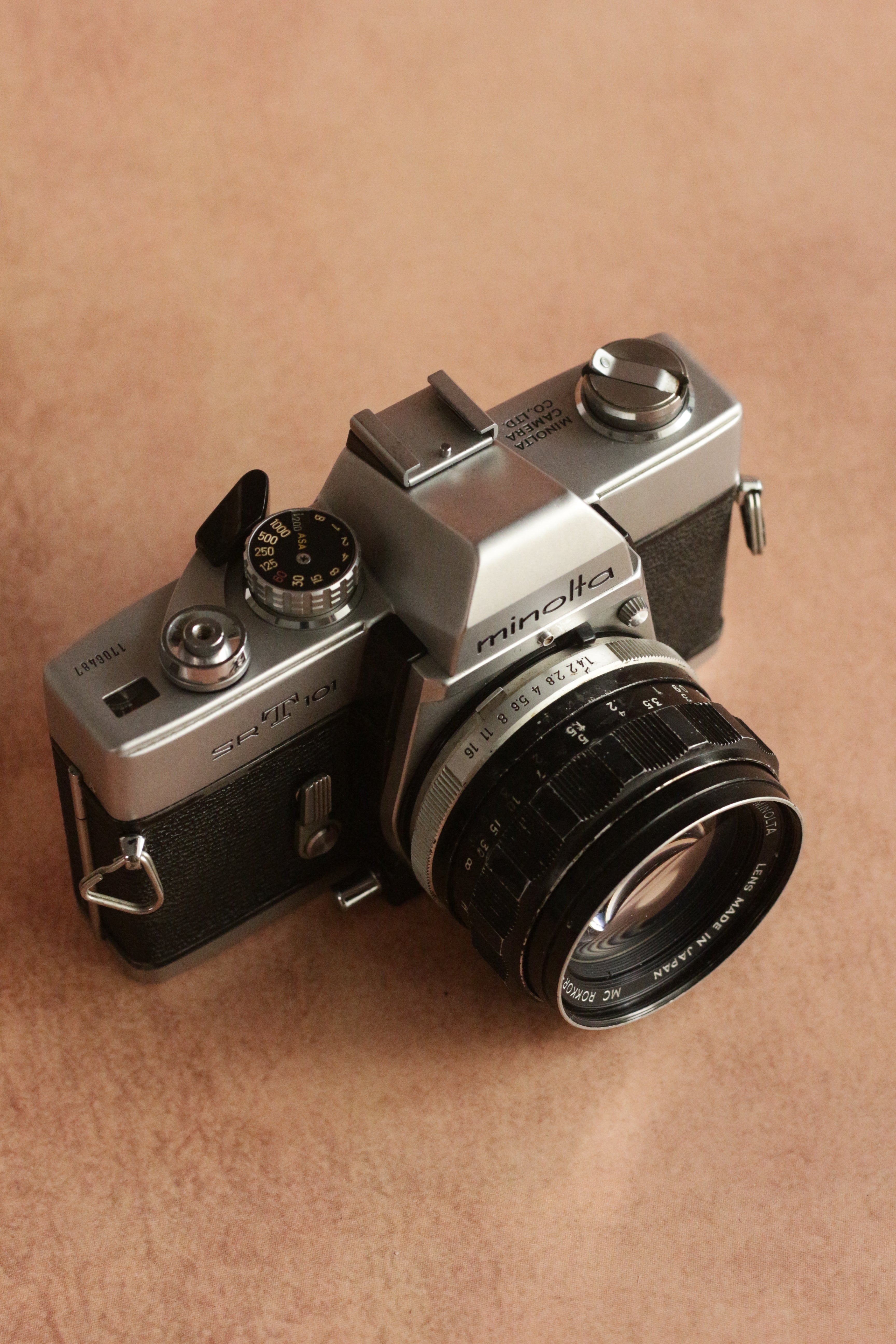 Minolta SRT 101 + MC Rokkor-PF 58mm F1.4