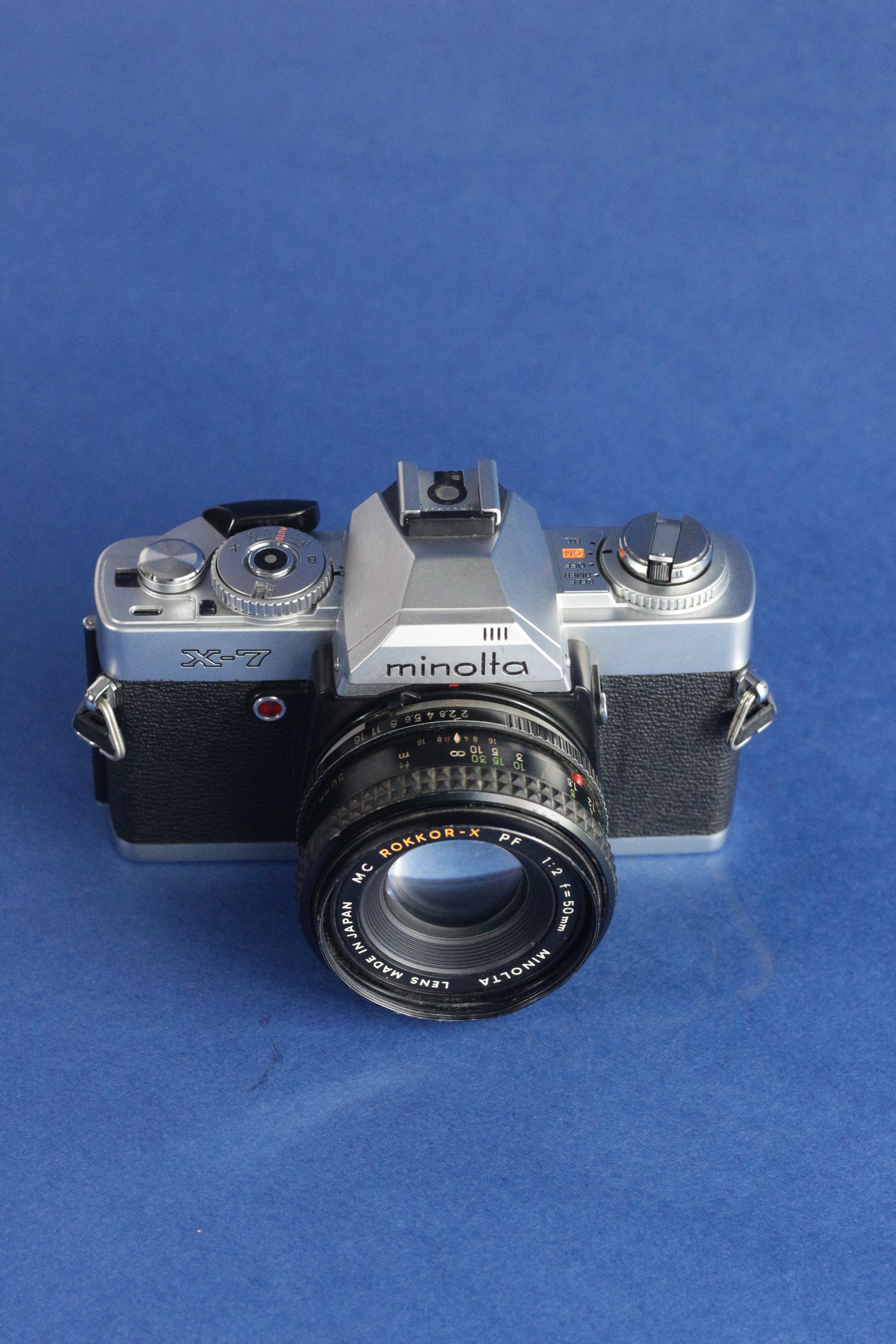 Minolta X-7 + MC Rokkor-X PF 50mm F1.7