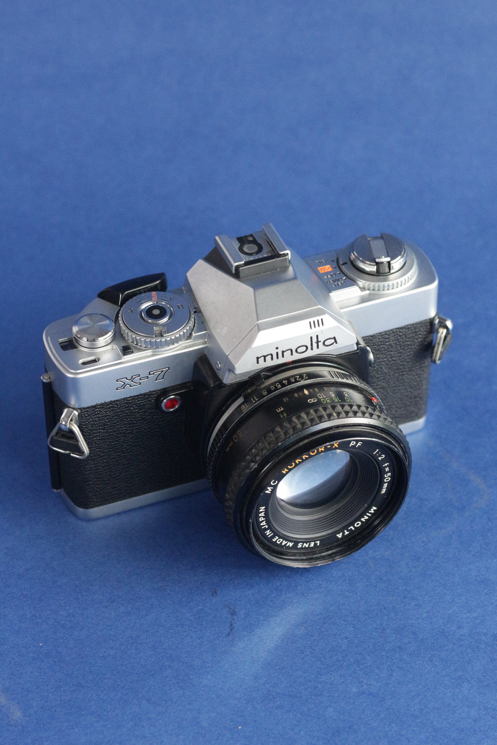 Minolta X-7 + MC Rokkor-X PF 50mm F1.7