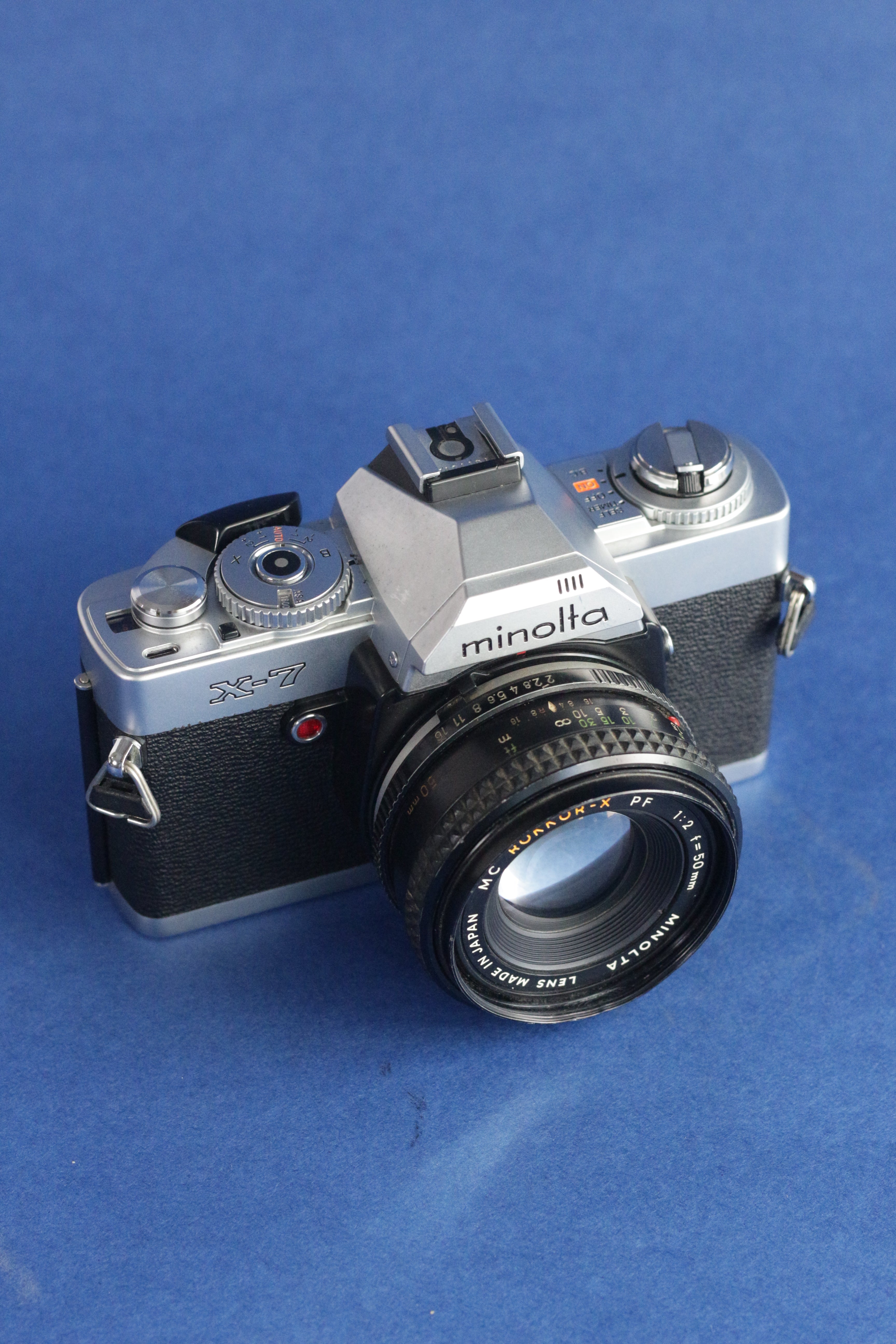 Minolta X-7 + MC Rokkor-X PF 50mm F1.7