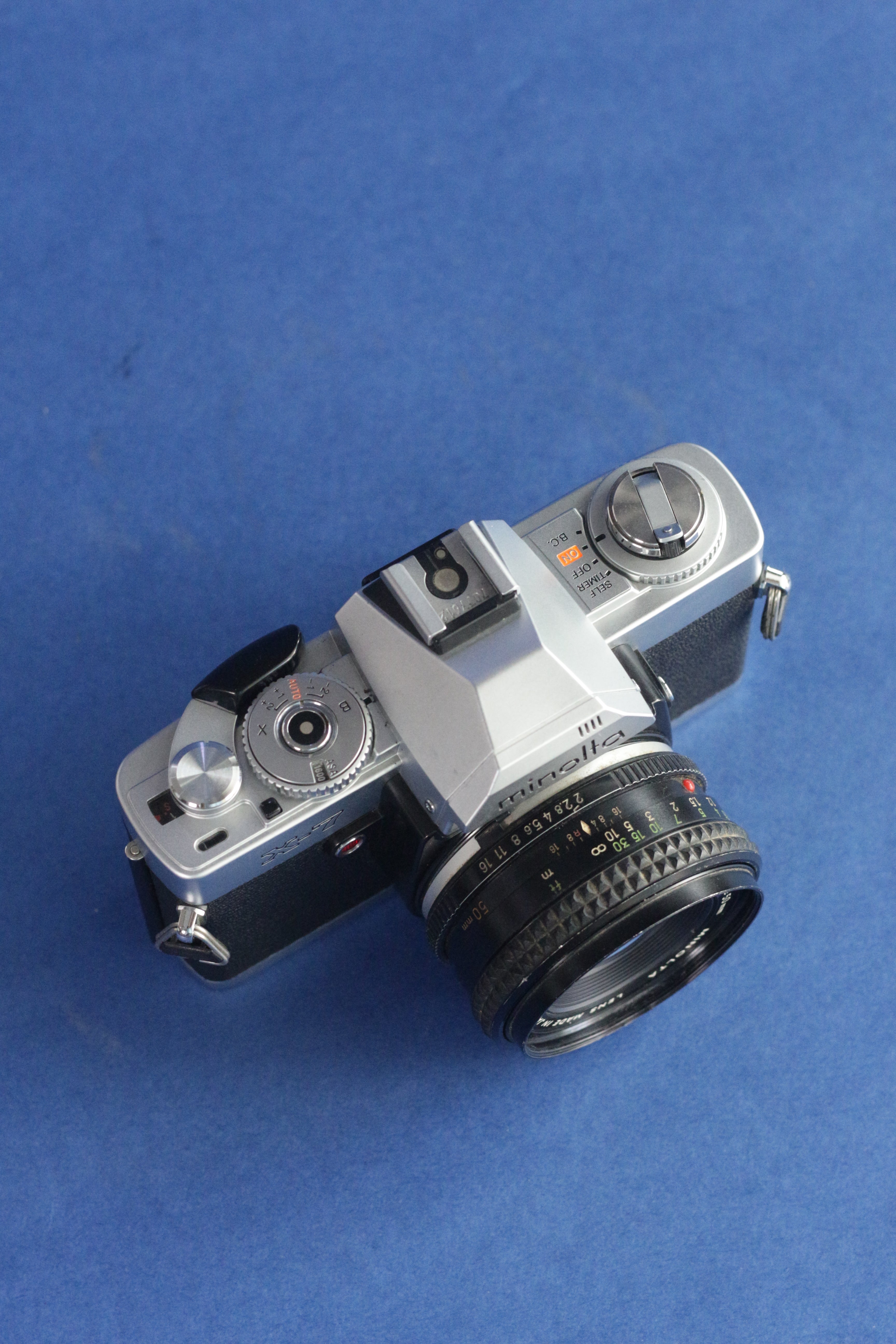 Minolta X-7 + MC Rokkor-X PF 50mm F1.7