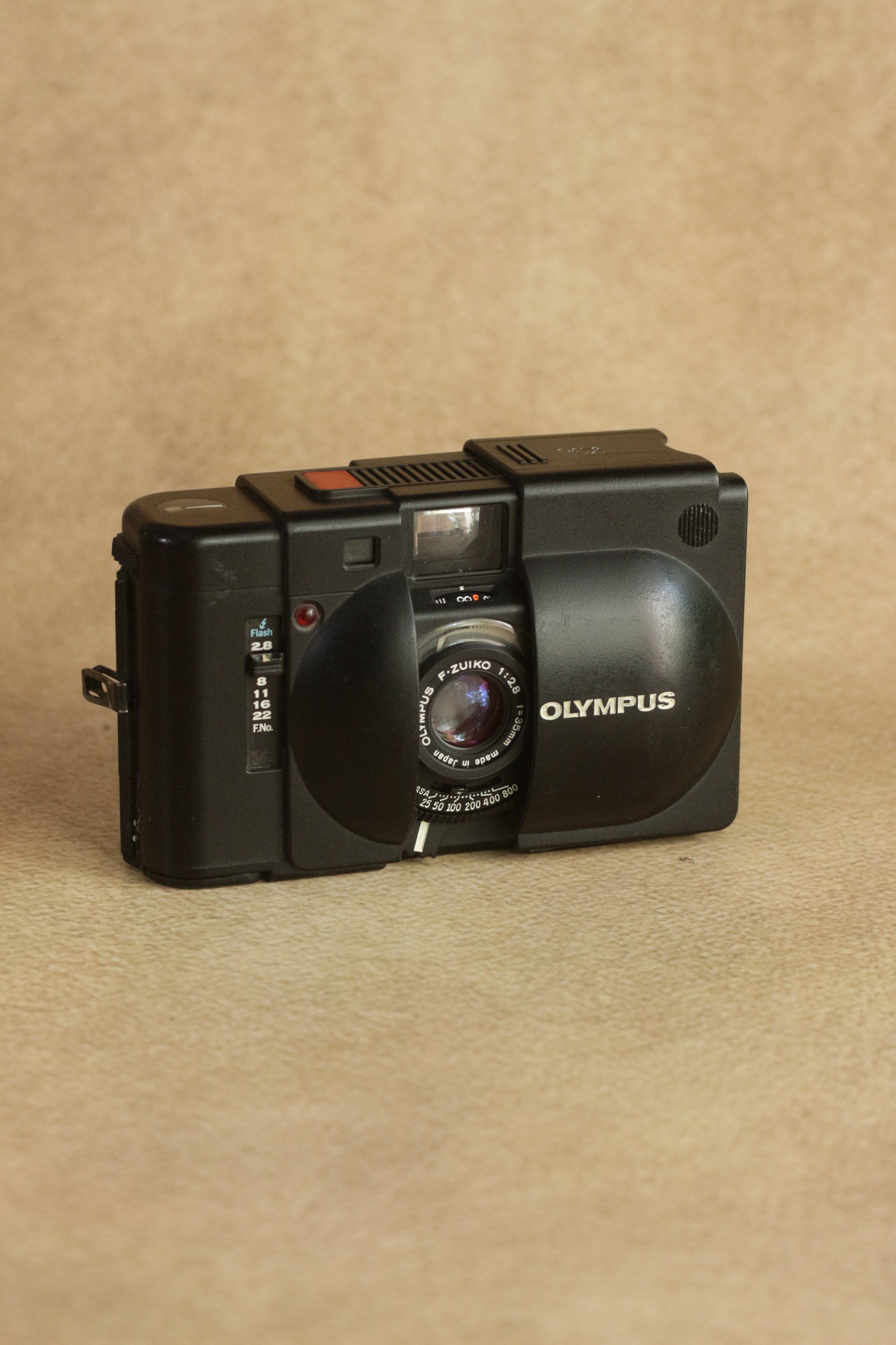 Olympus XA + A16 Flash