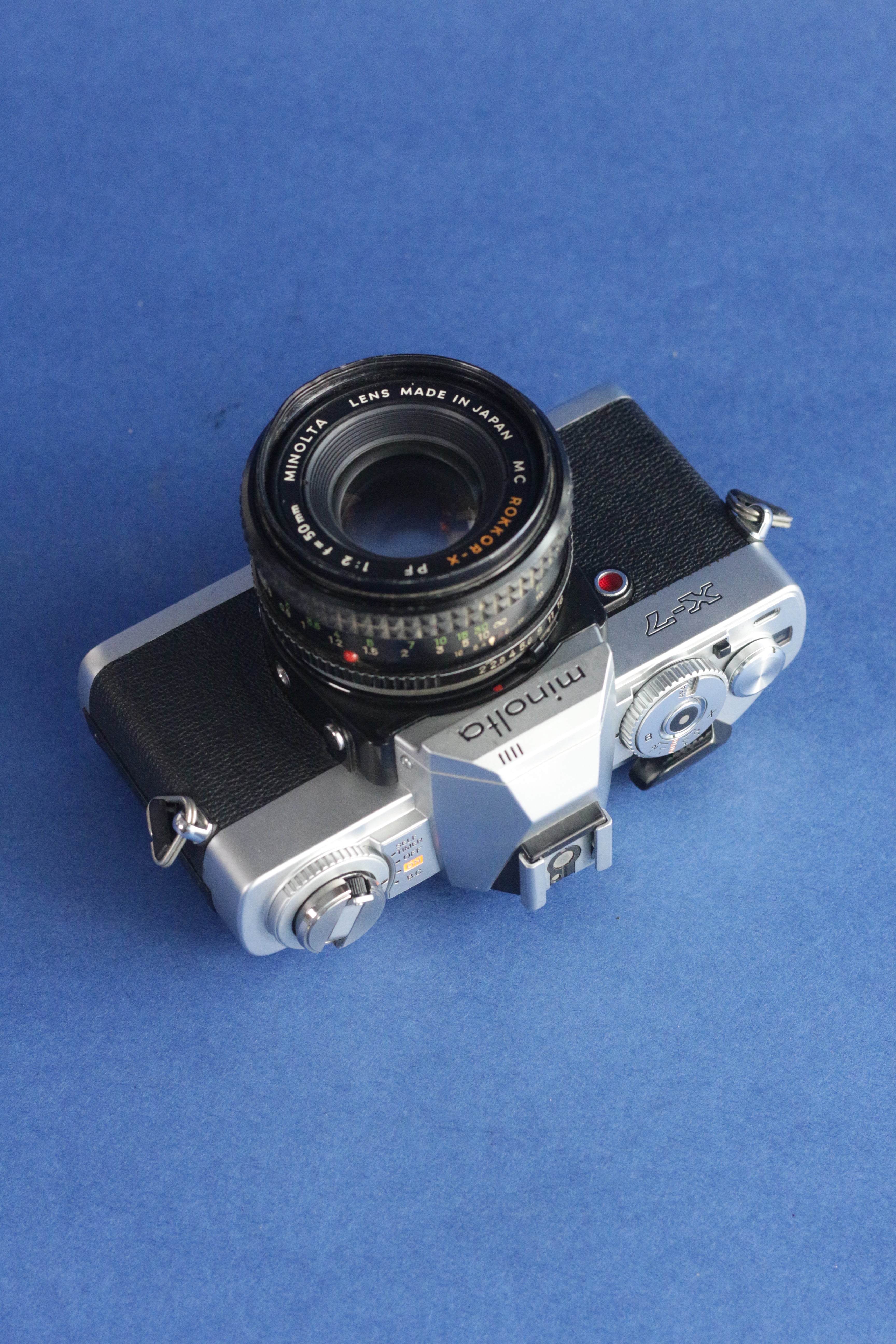 Minolta X-7 + MC Rokkor-X PF 50mm F1.7
