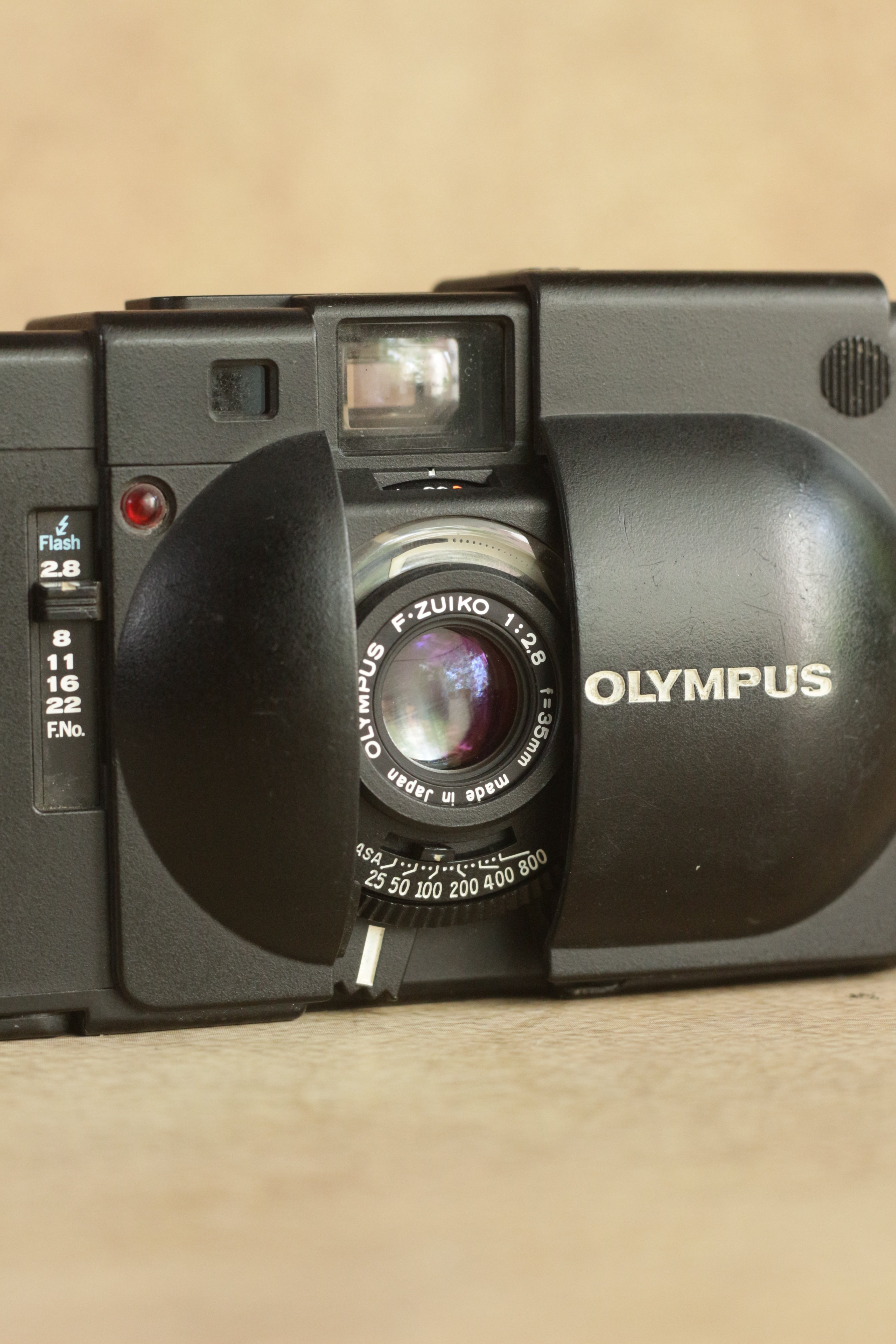 Olympus XA + A16 Flash