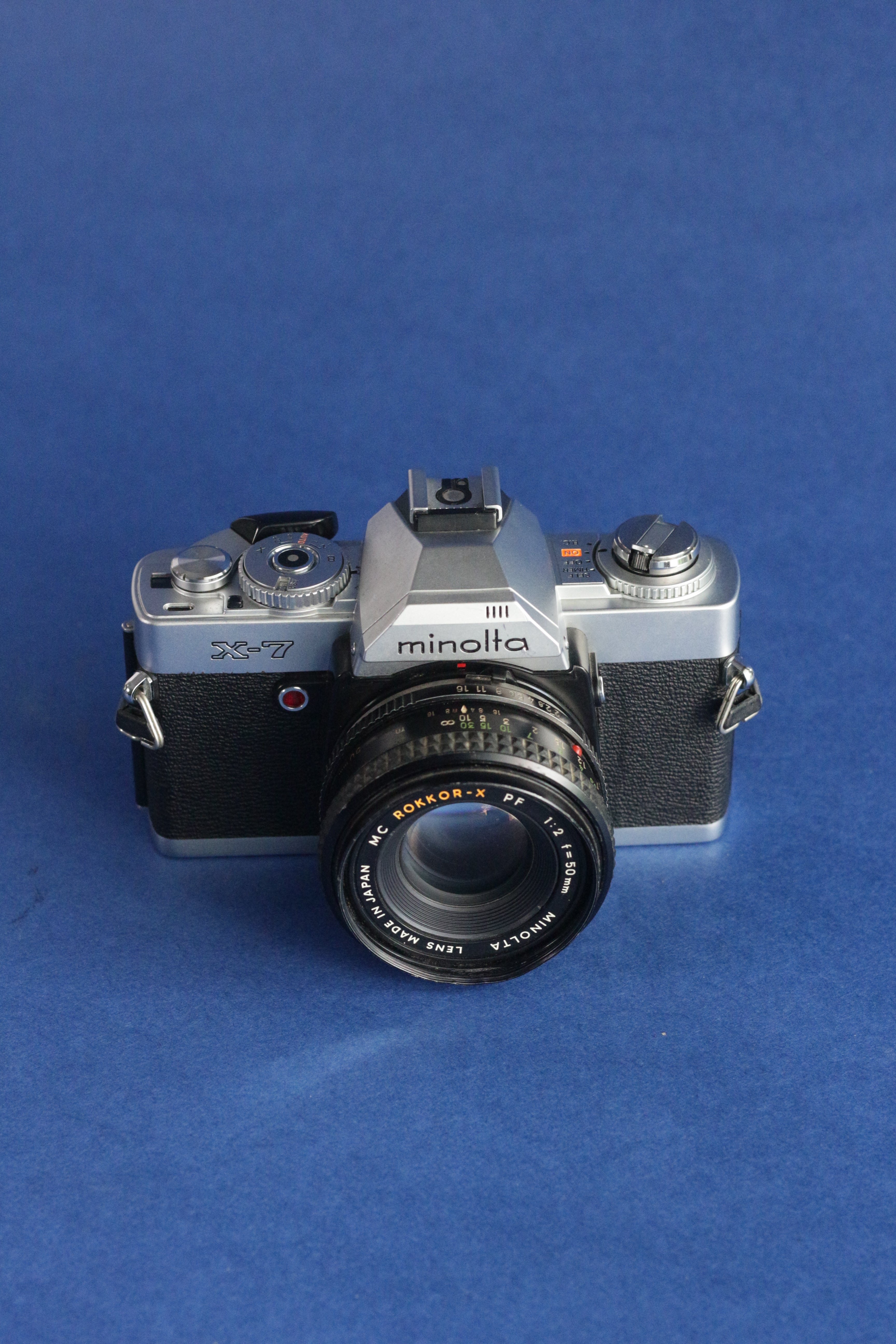 Minolta X-7 + MC Rokkor-X PF 50mm F1.7