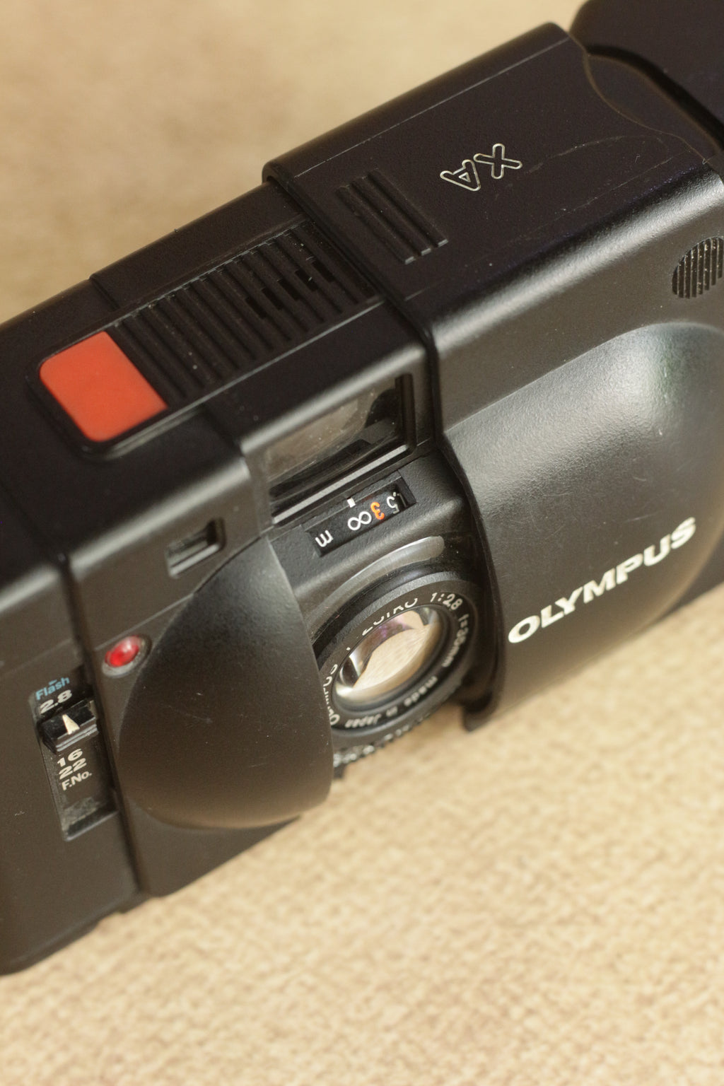 Olympus XA + A16 Flash