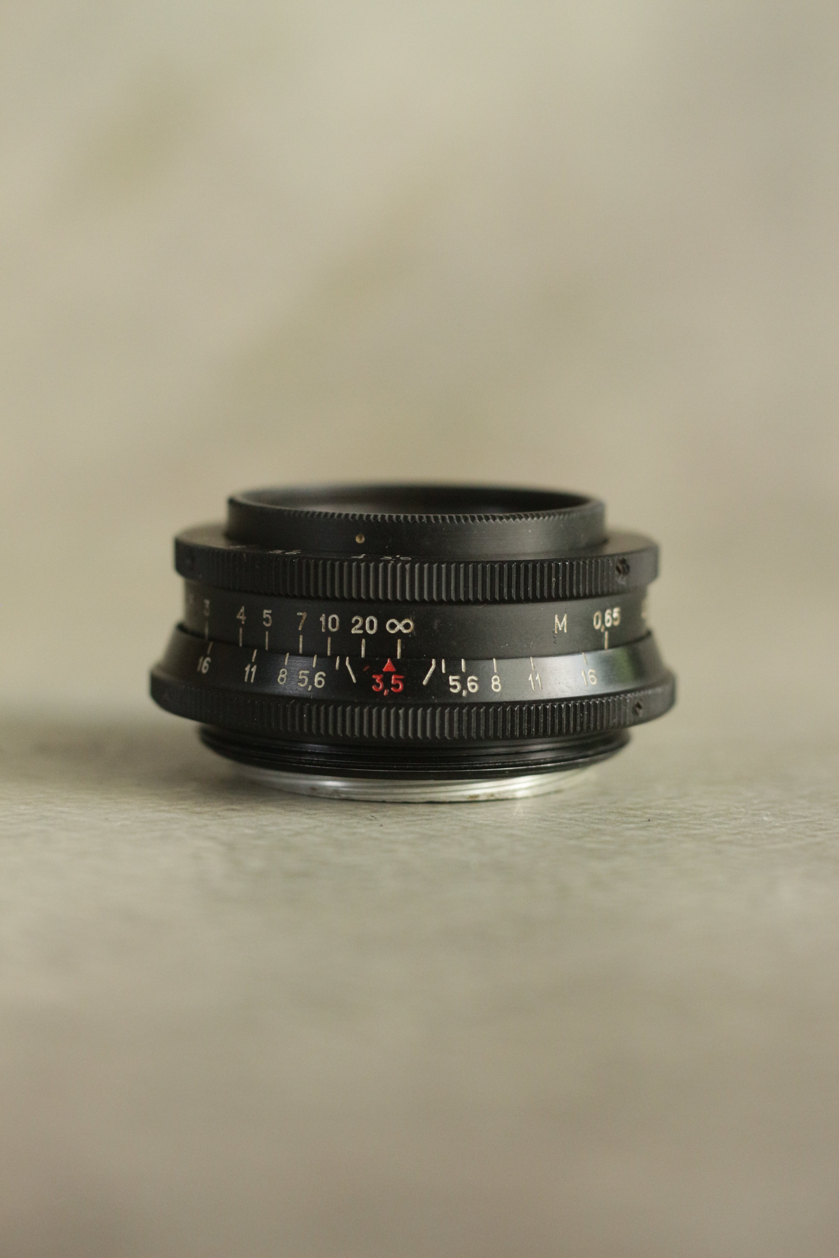 Industar 50-2 50mm F3.5 Pancake Lens