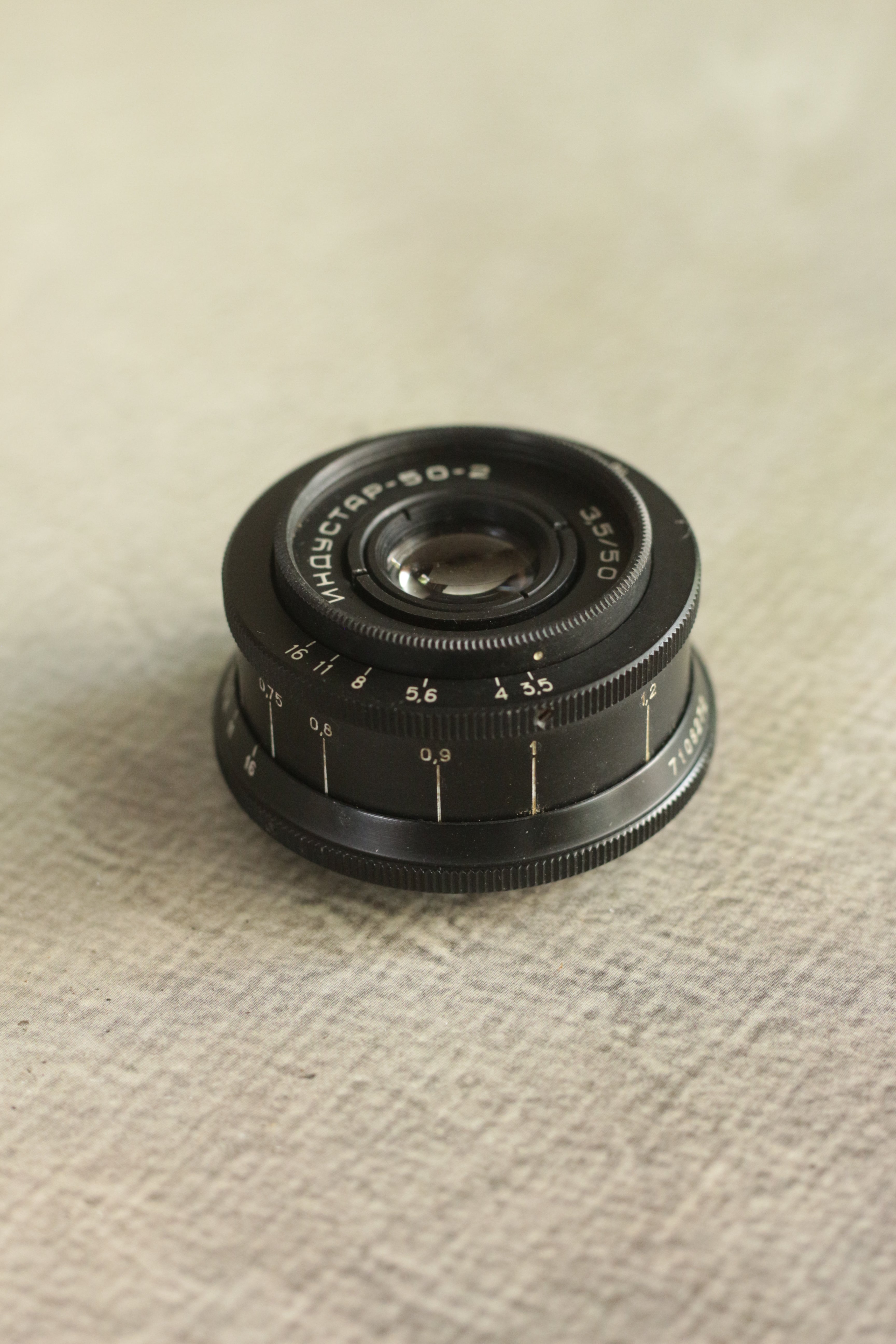 Industar 50-2 50mm F3.5 Pancake Lens