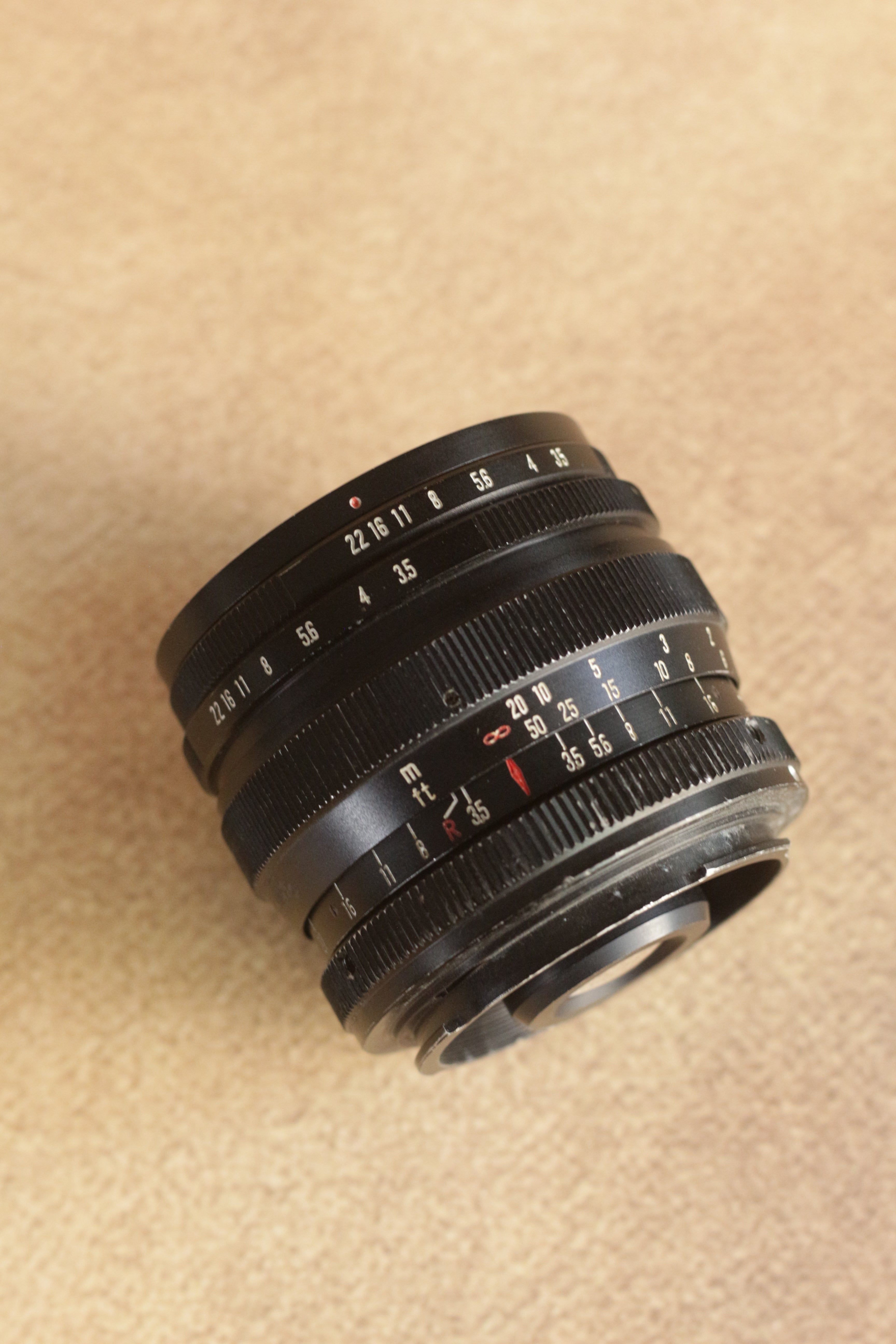 Vivitar 35mm F3.5 (T-Mount + T-PK Adapter)