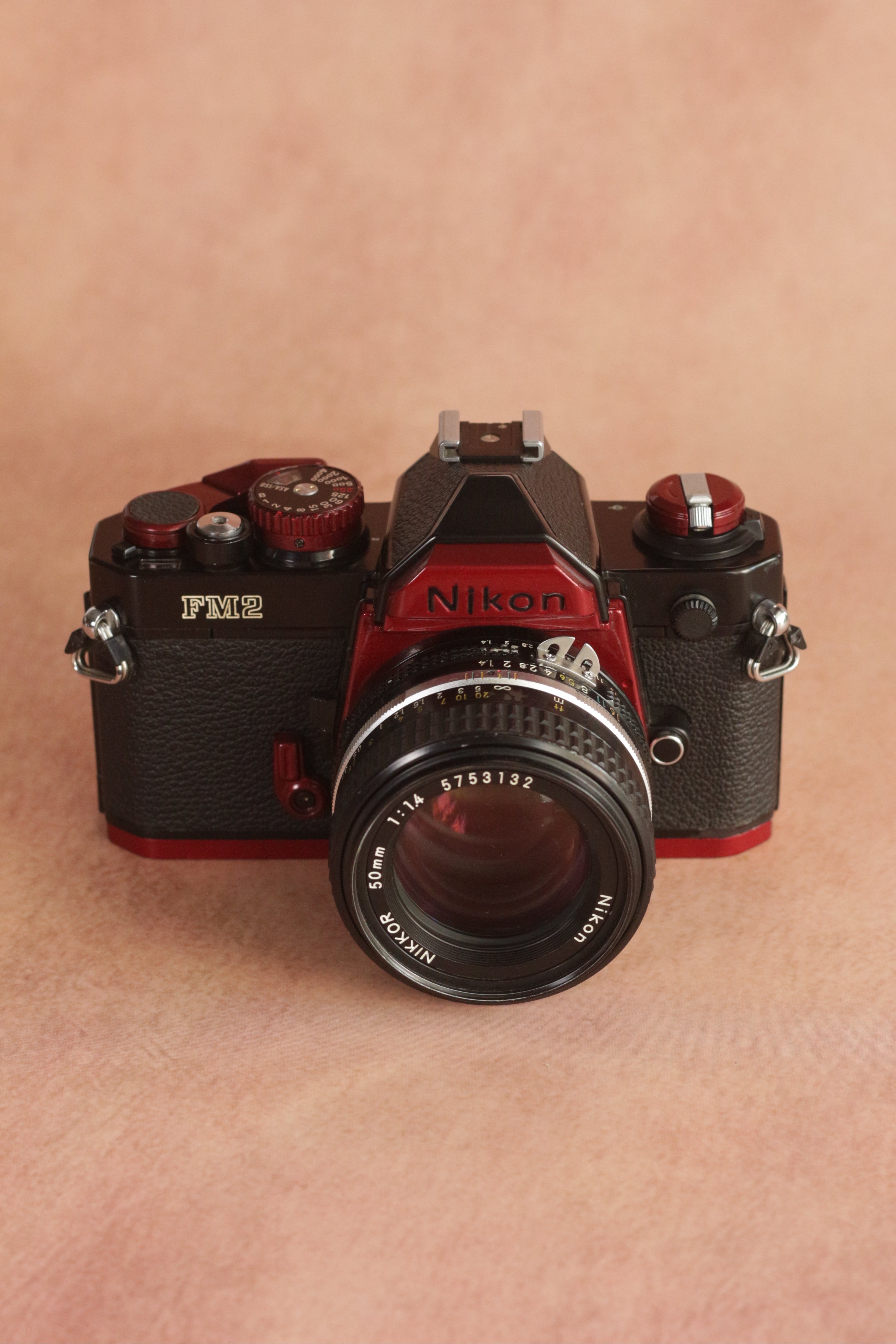 Nikon FM2n - Custom Red Paint