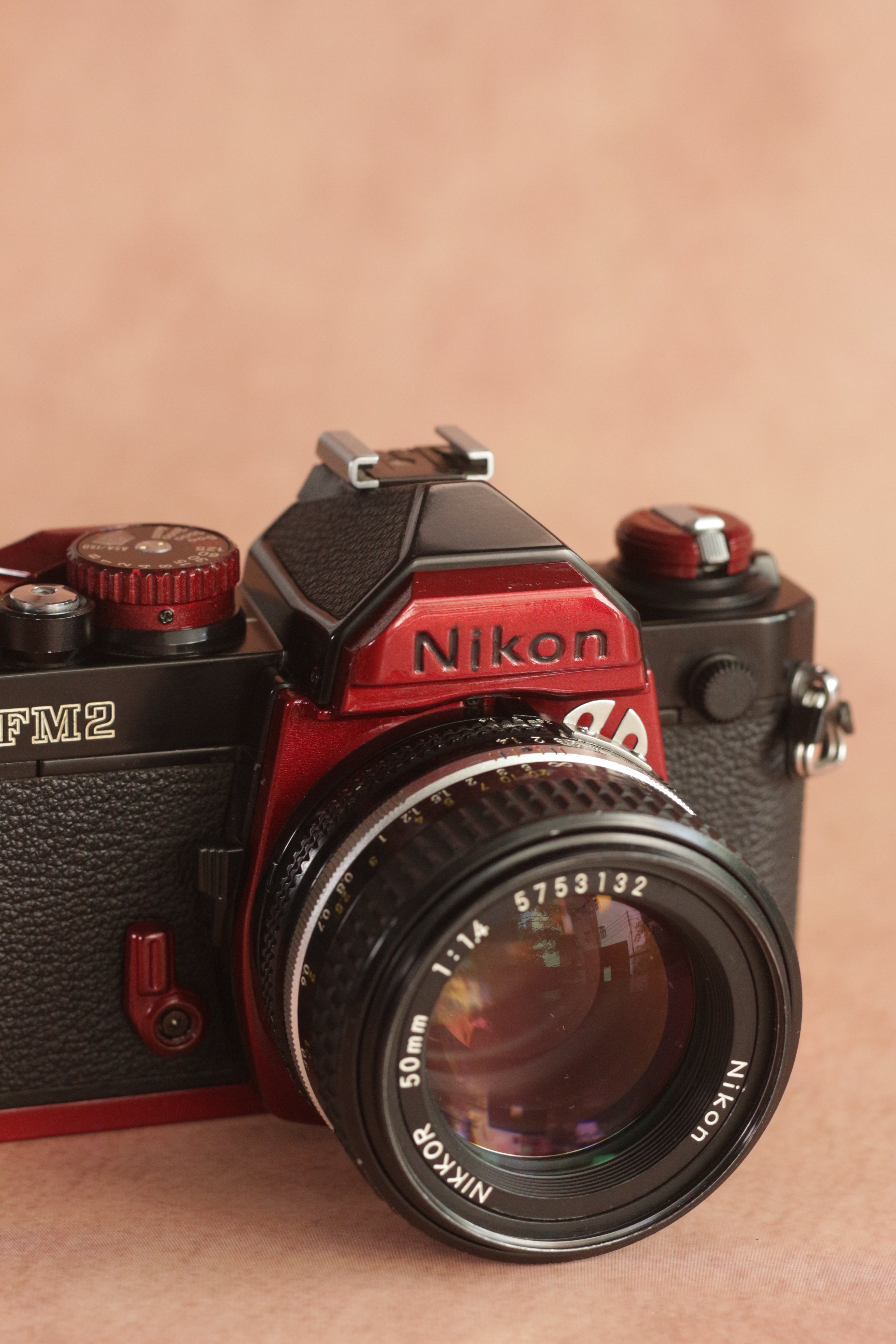 Nikon FM2n - Custom Red Paint