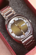 HMT Vijay Quartz - Gold Dial