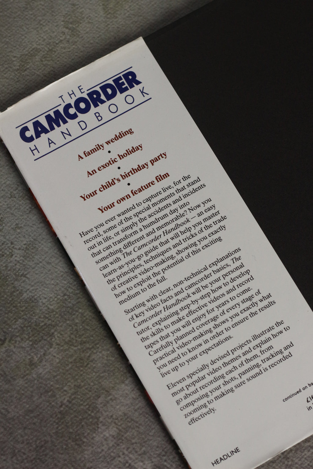 The Camcorder Handbook — Malcolm Squires