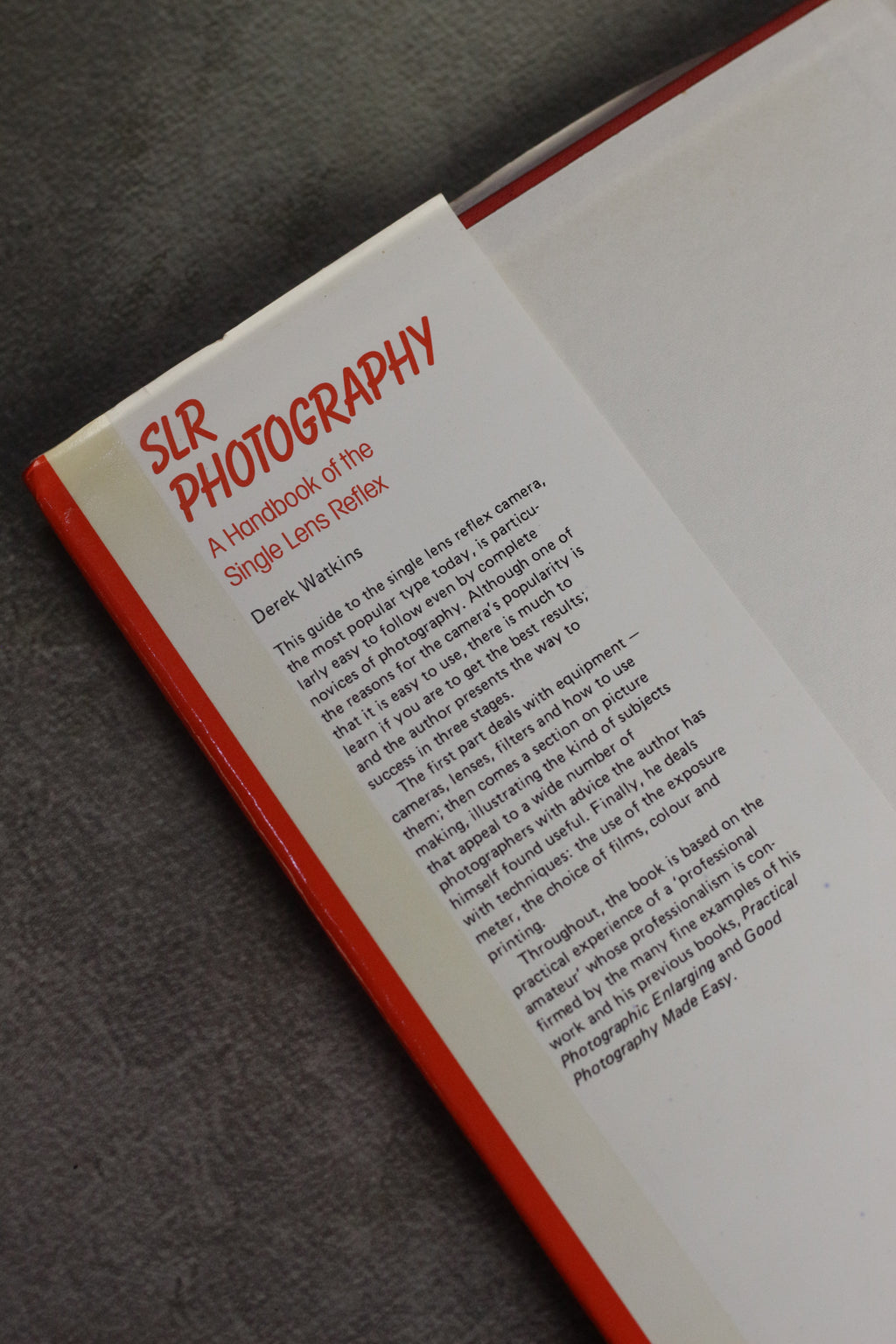 SLR Photography — Derek Watkins