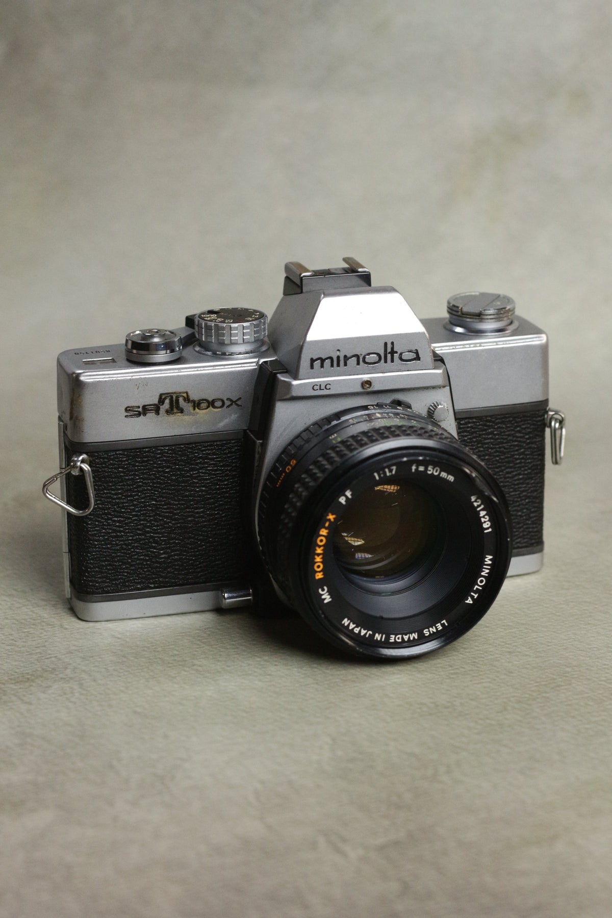 Minolta SRT 100X + MC Rokkor-X PF 50mm f/1.7