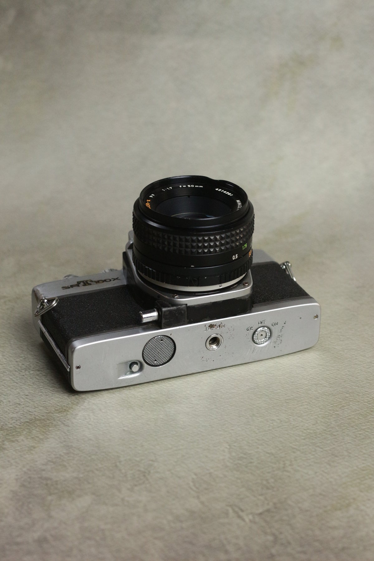 Minolta SRT 100X + MC Rokkor-X PF 50mm f/1.7