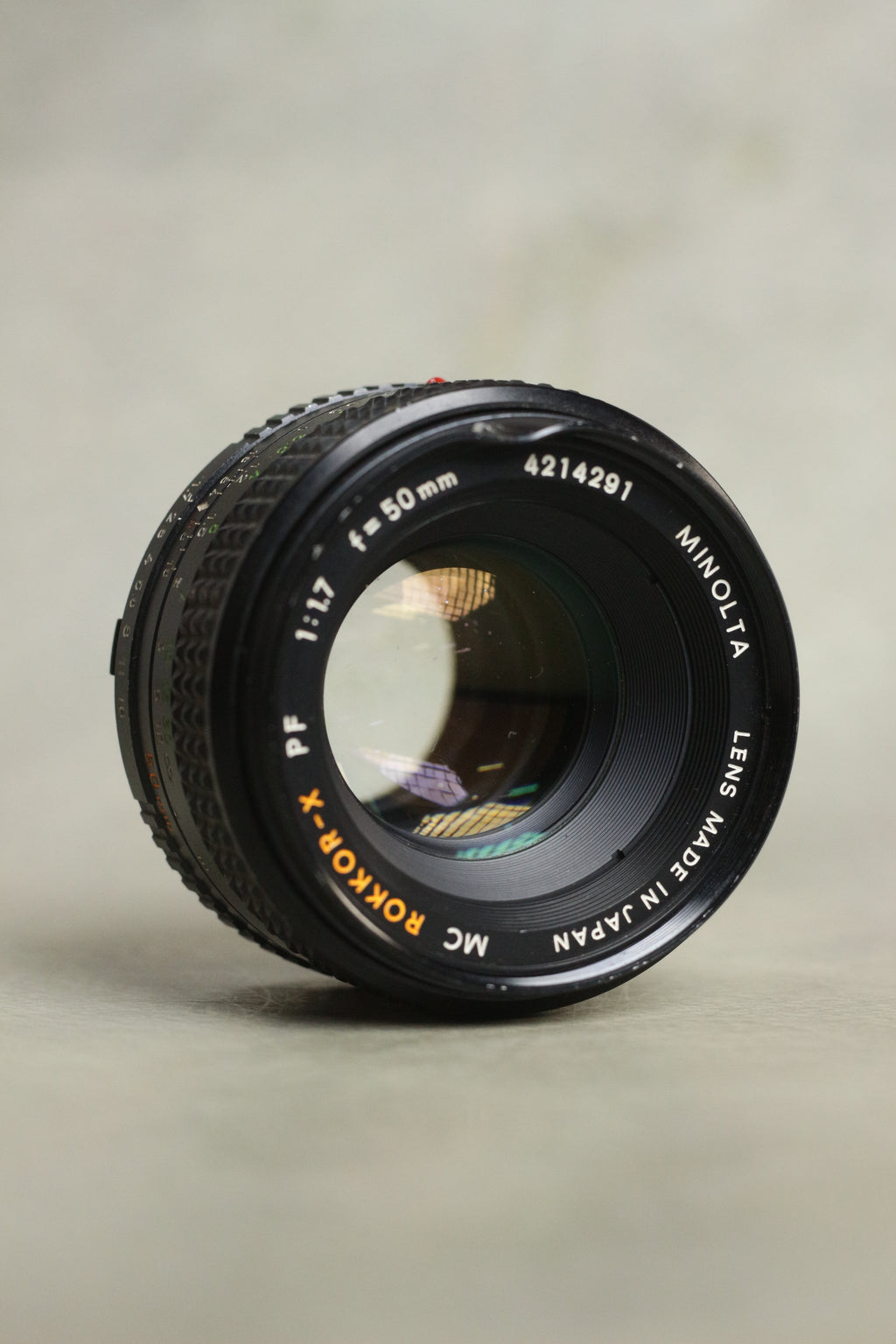 Minolta SRT 100X + MC Rokkor-X PF 50mm f/1.7