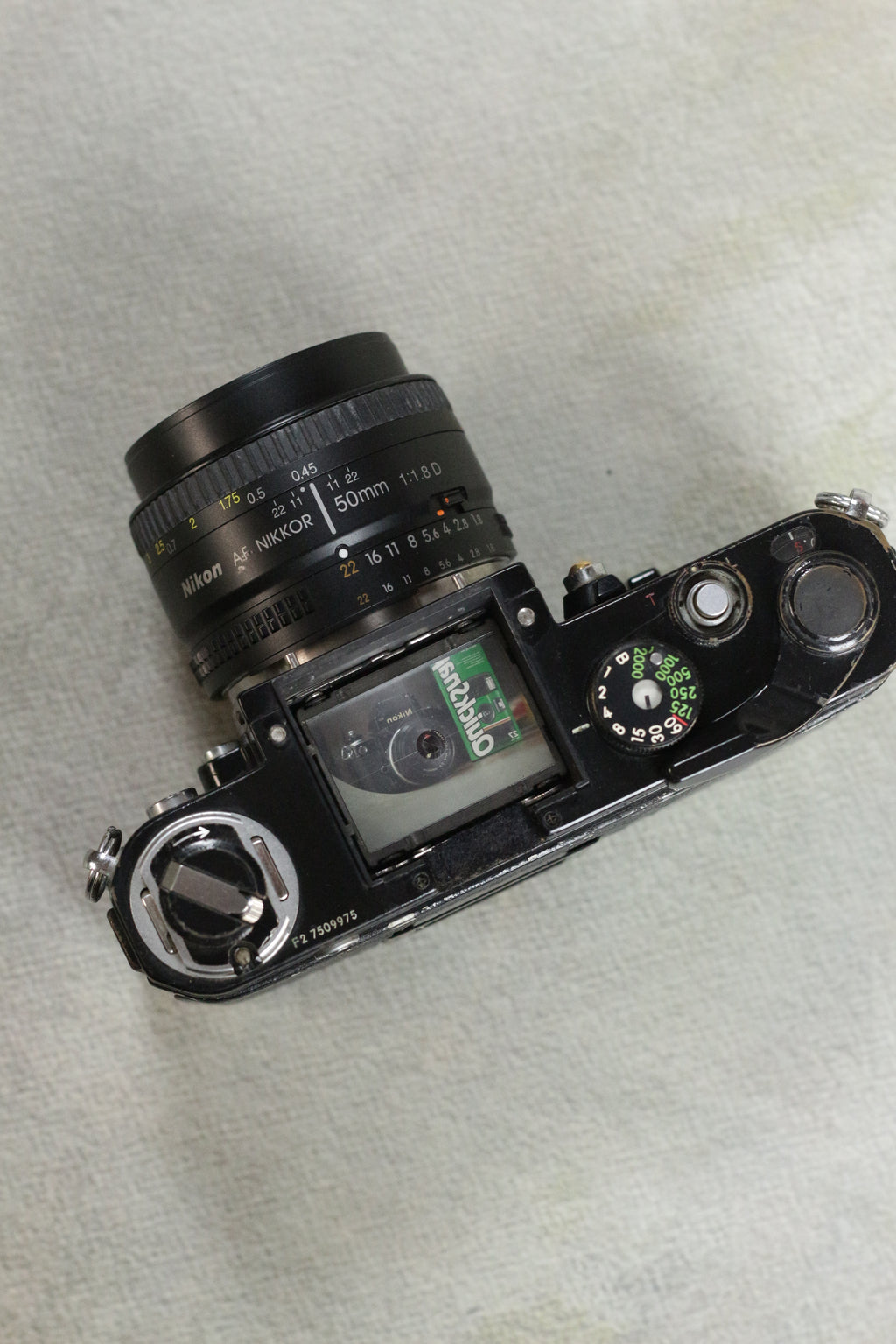 Nikon F2 + AF Nikkor 50mm f/1.8D