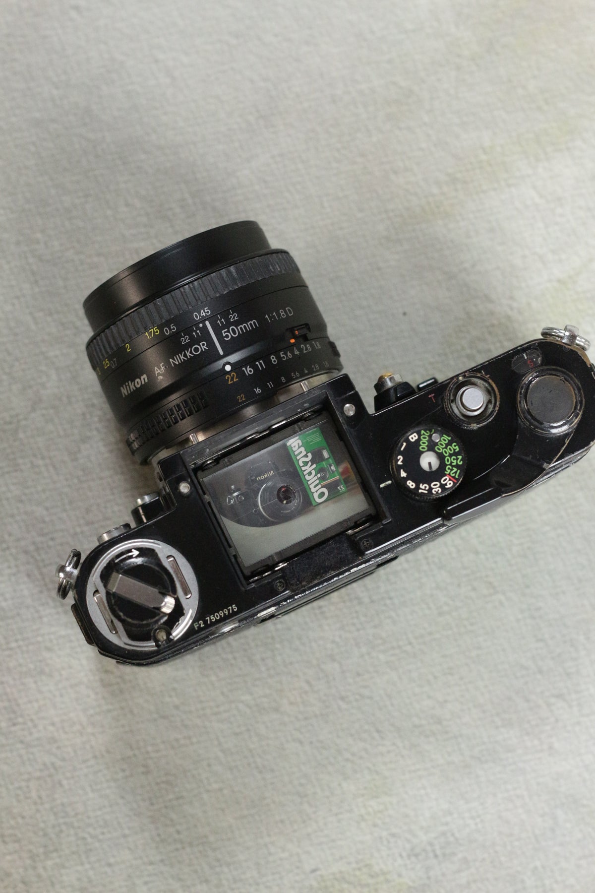 Nikon F2 + AF Nikkor 50mm f/1.8D