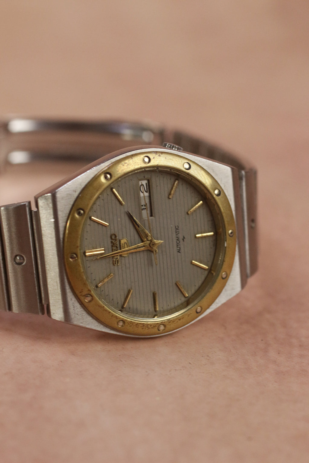 Seiko 5 Automatic 7009-7020 Two-Tone