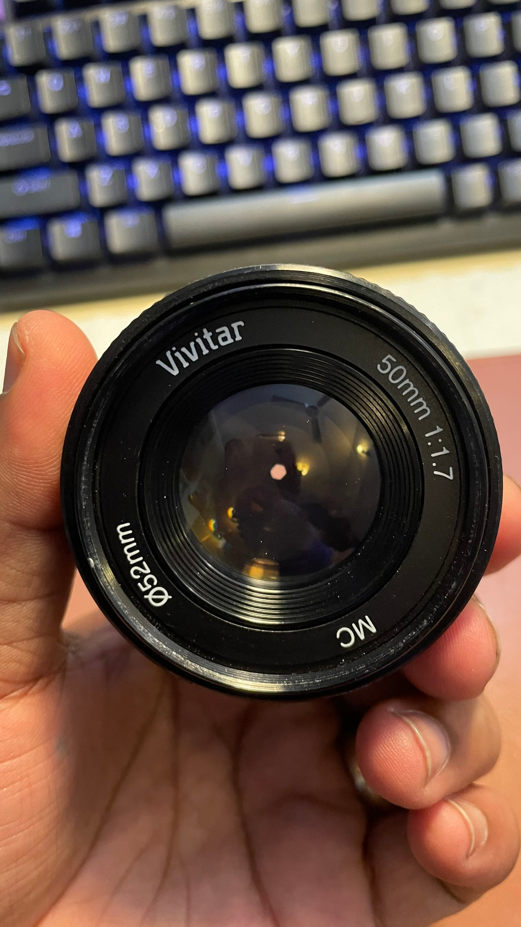 Vivitar 50/f1.7 MC Pentax K mount